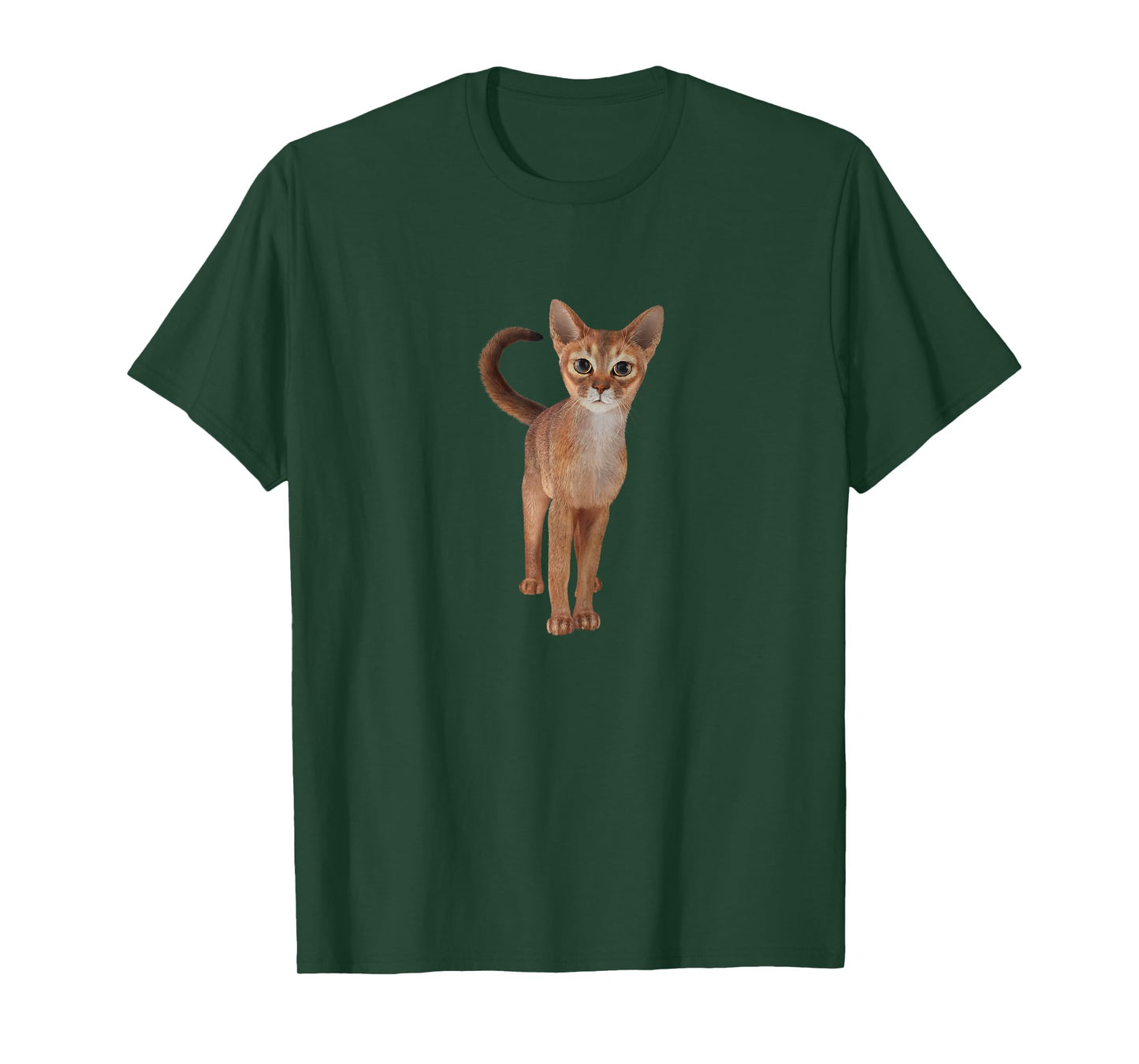 Adorable Abyssinian Cat T-Shirt Women Girls Kids T-Shirt