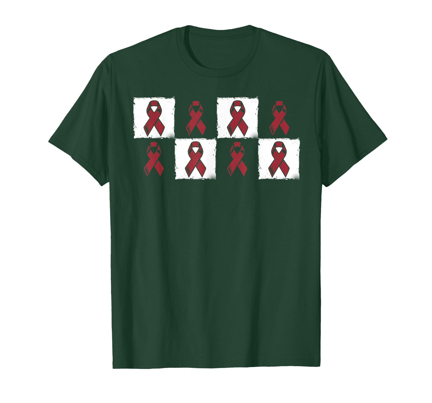 Ribbon- Multiple Myeloma Cancer Awareness Supporter T-Shirt