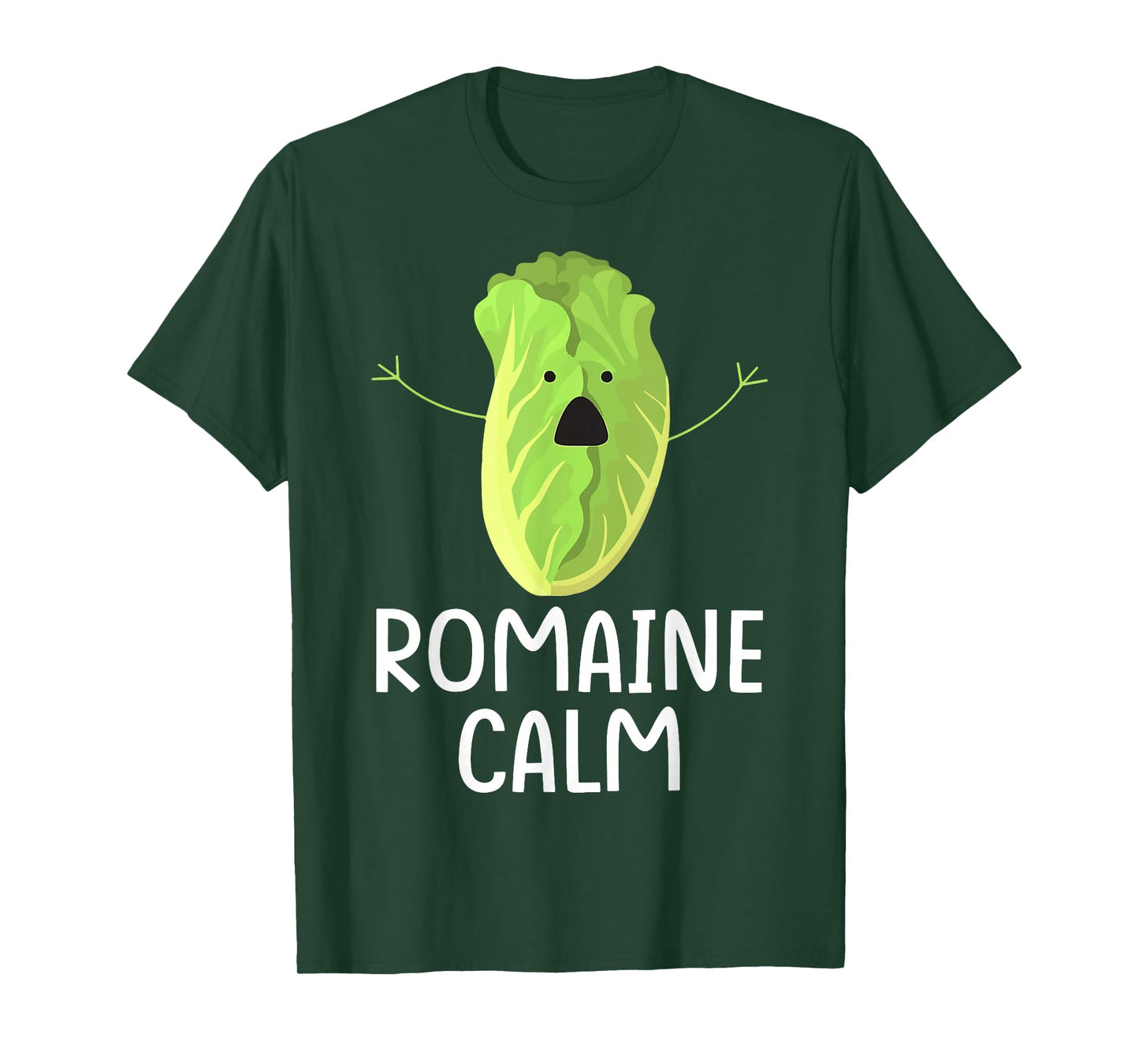Funny Lettuce Vegetable Gardening Pun Romaine Calm Gardener T-Shirt