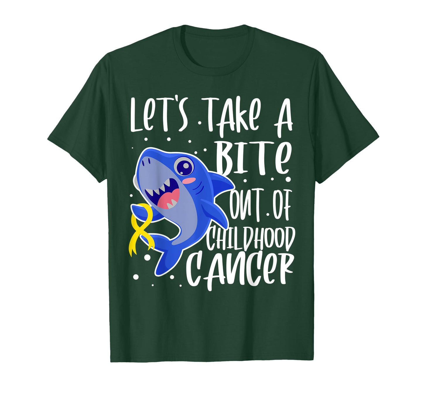 Childhood Cancer Awareness DIPG Shark Take A Extinct Gift T-Shirt