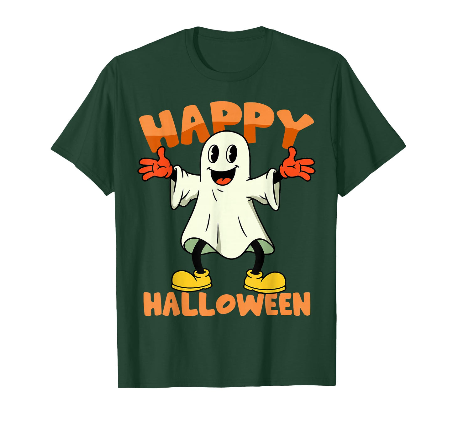Funny Happy Halloween Boo Ghost Matching Family Couples 2025 T-Shirt