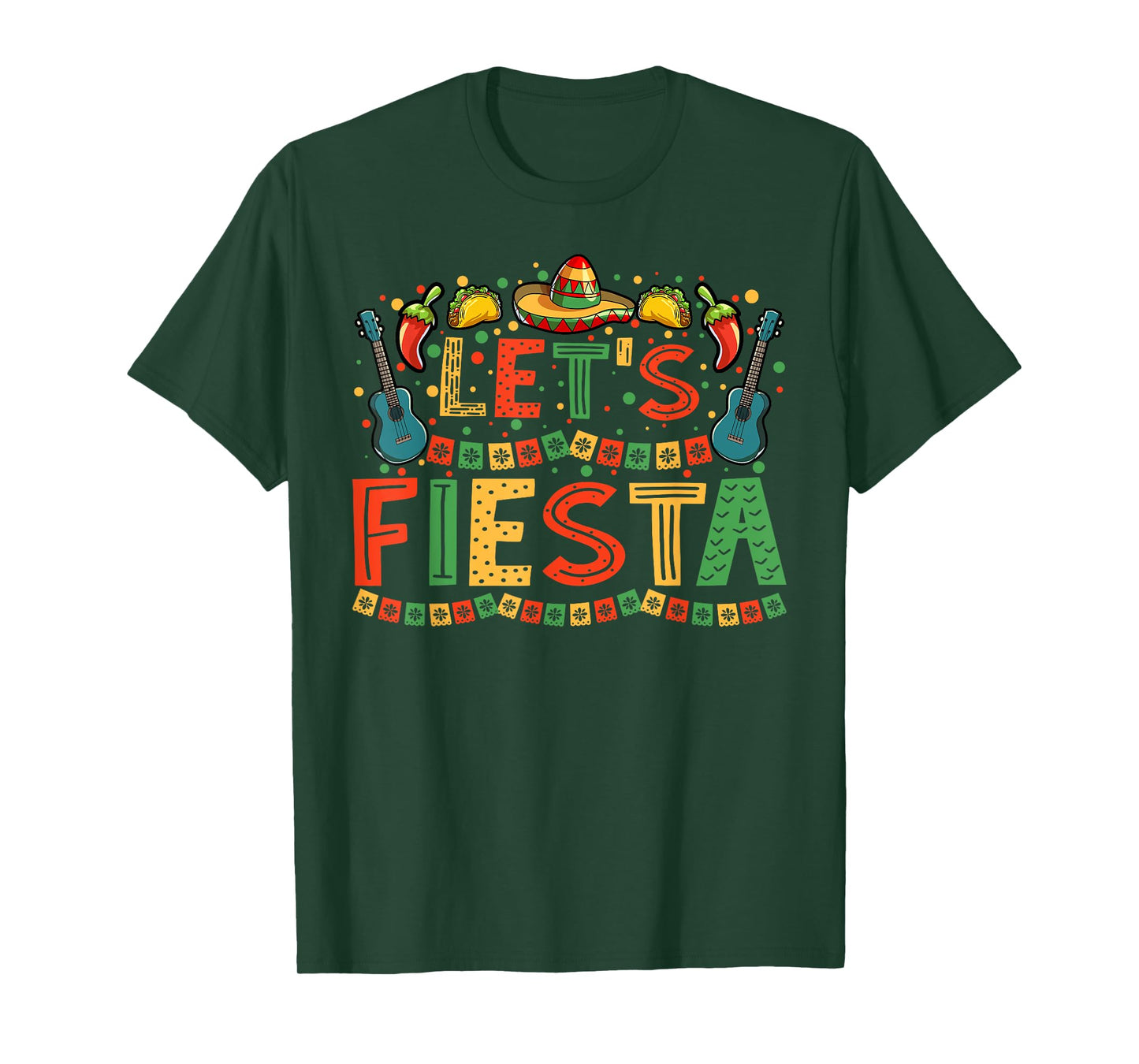 Mexican Cinco de Mayo Fiesta Shirt Women Men Sombrero T-Shirt