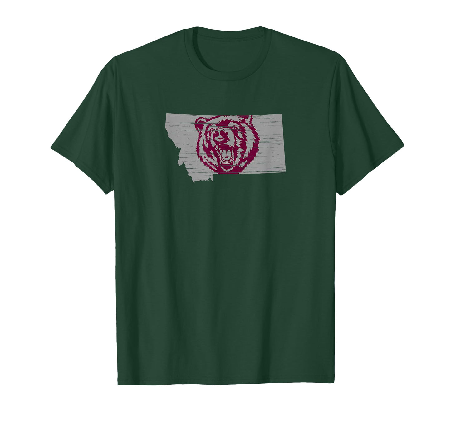 Roaring Grizzly Bear in the State of Montana T-Shirt