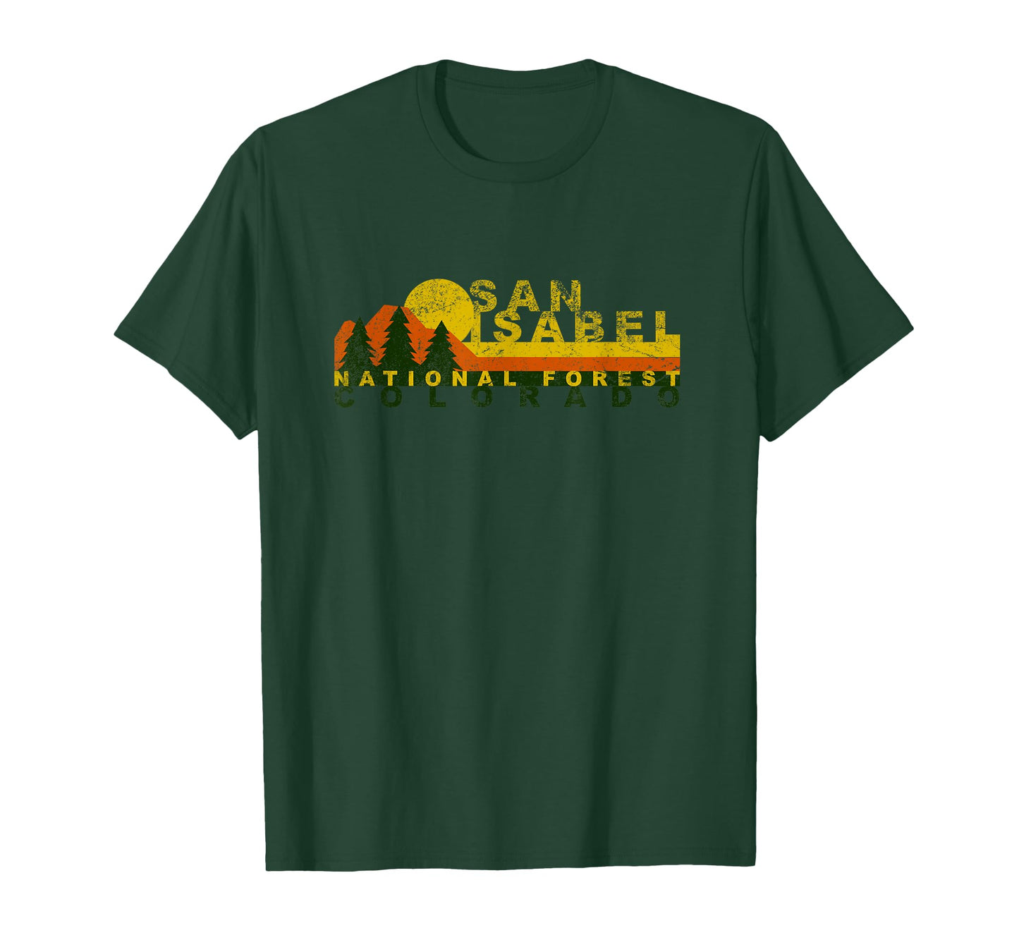 San Isabel National Forest Vintage Retro T-Shirt
