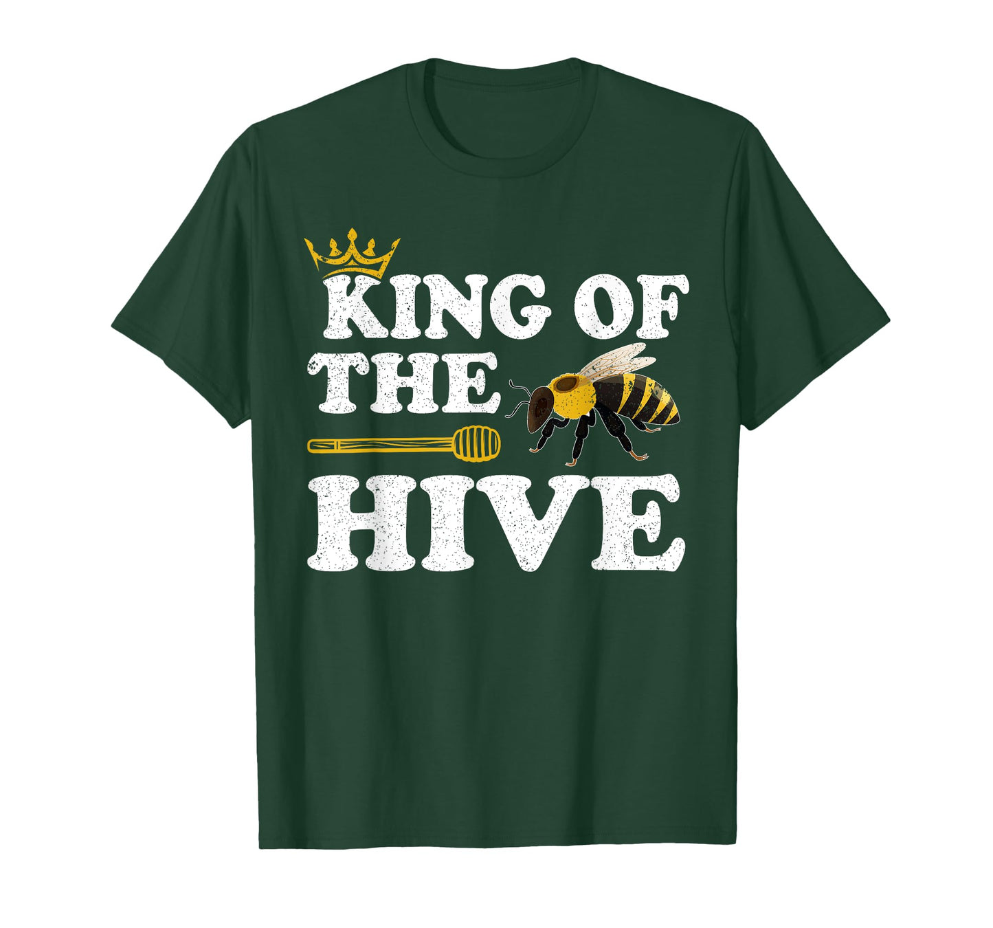Beekeeper Bee Lover Funny King Of The Hive T-Shirt
