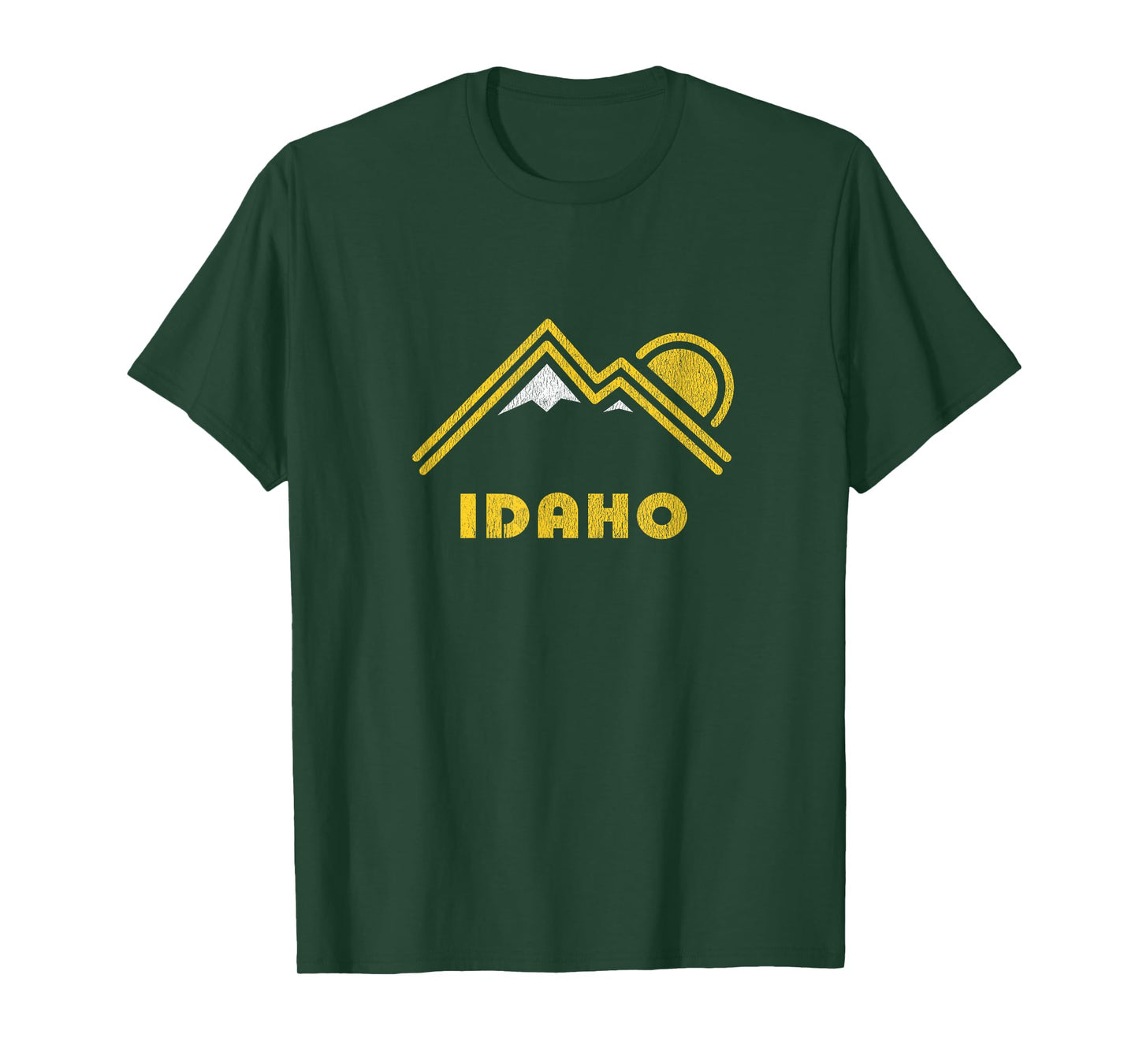 Retro Idaho T Shirt Vintage Mountains Tee Design T-Shirt