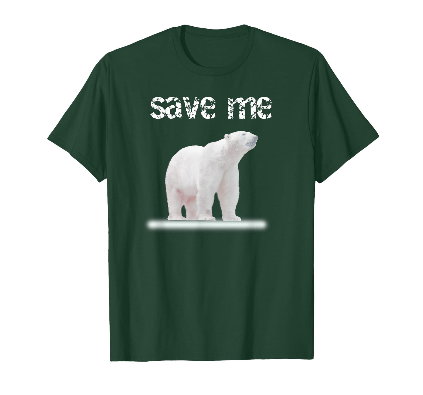 Bear Polar Protest Climate Change Arctic Save me T-Shirt