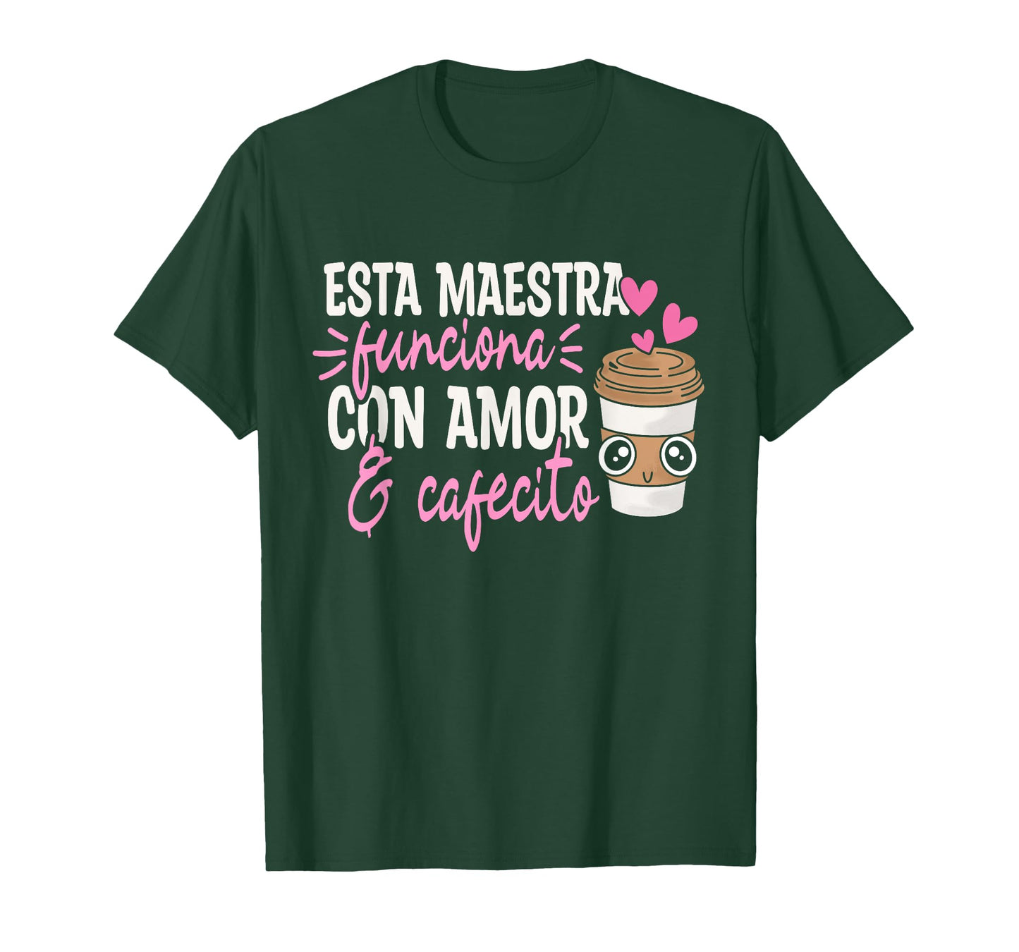 Espanol Bilingual Teacher Maestra Spanish Teacher Coffee T-Shirt