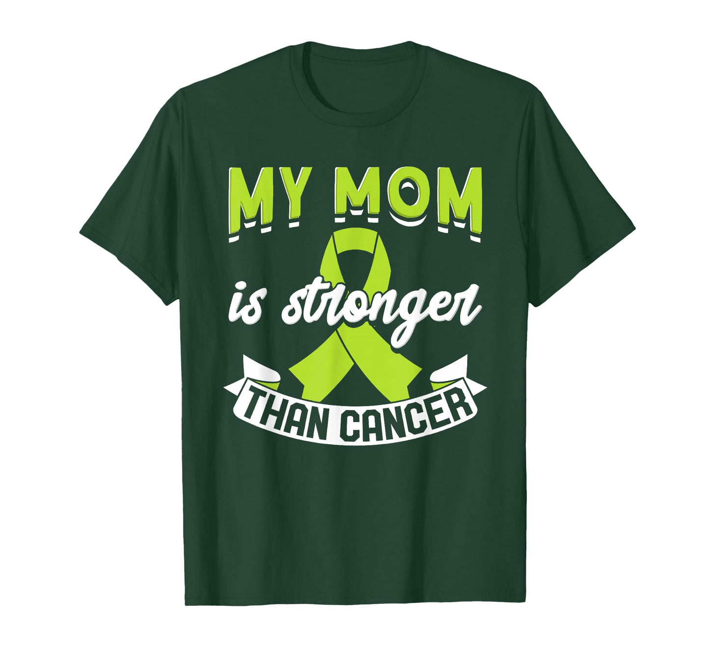 My Mom Is Stronger Than Cancer Lymphoma Awareness T-Shirt