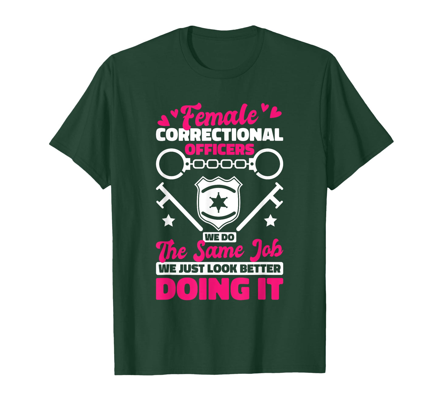 Women Correctional Officers Design for Female Prison Guard T-Shirt