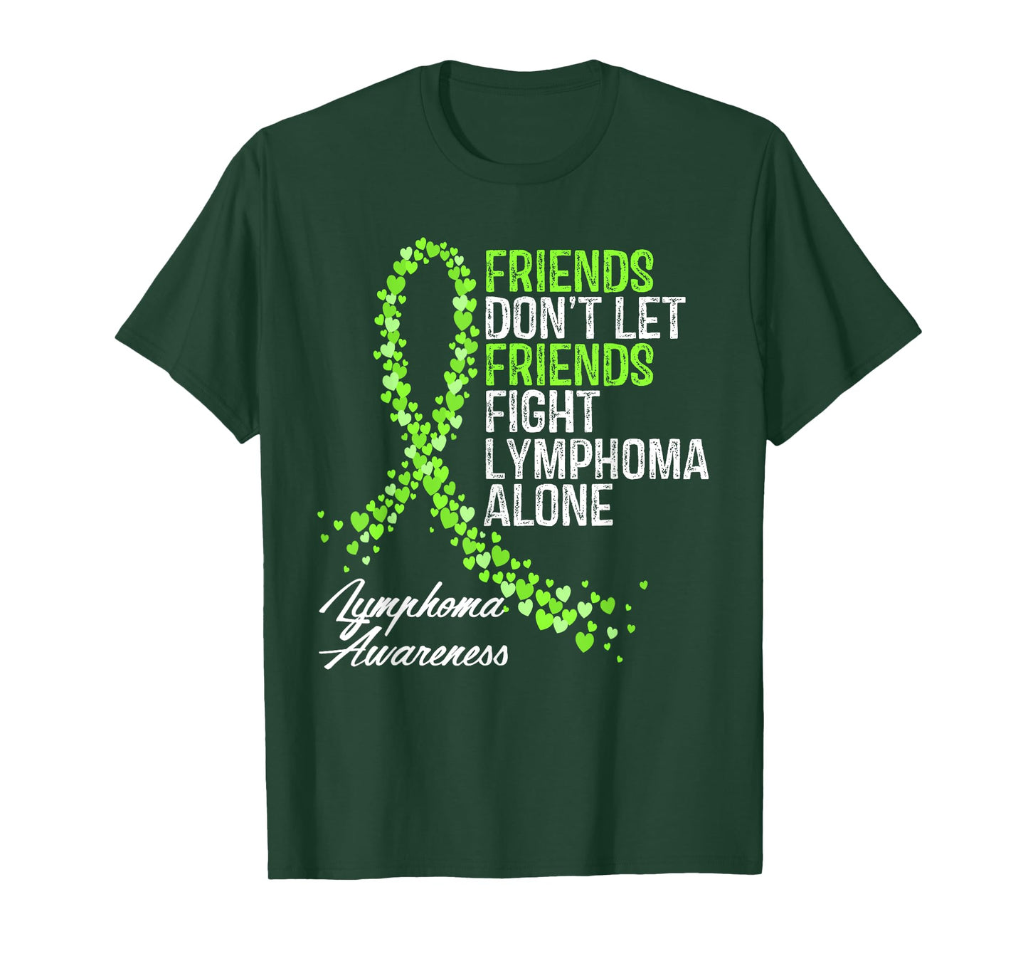 Non - Hodgkins Lymphoma Awareness Cancer Fighter Support T-Shirt