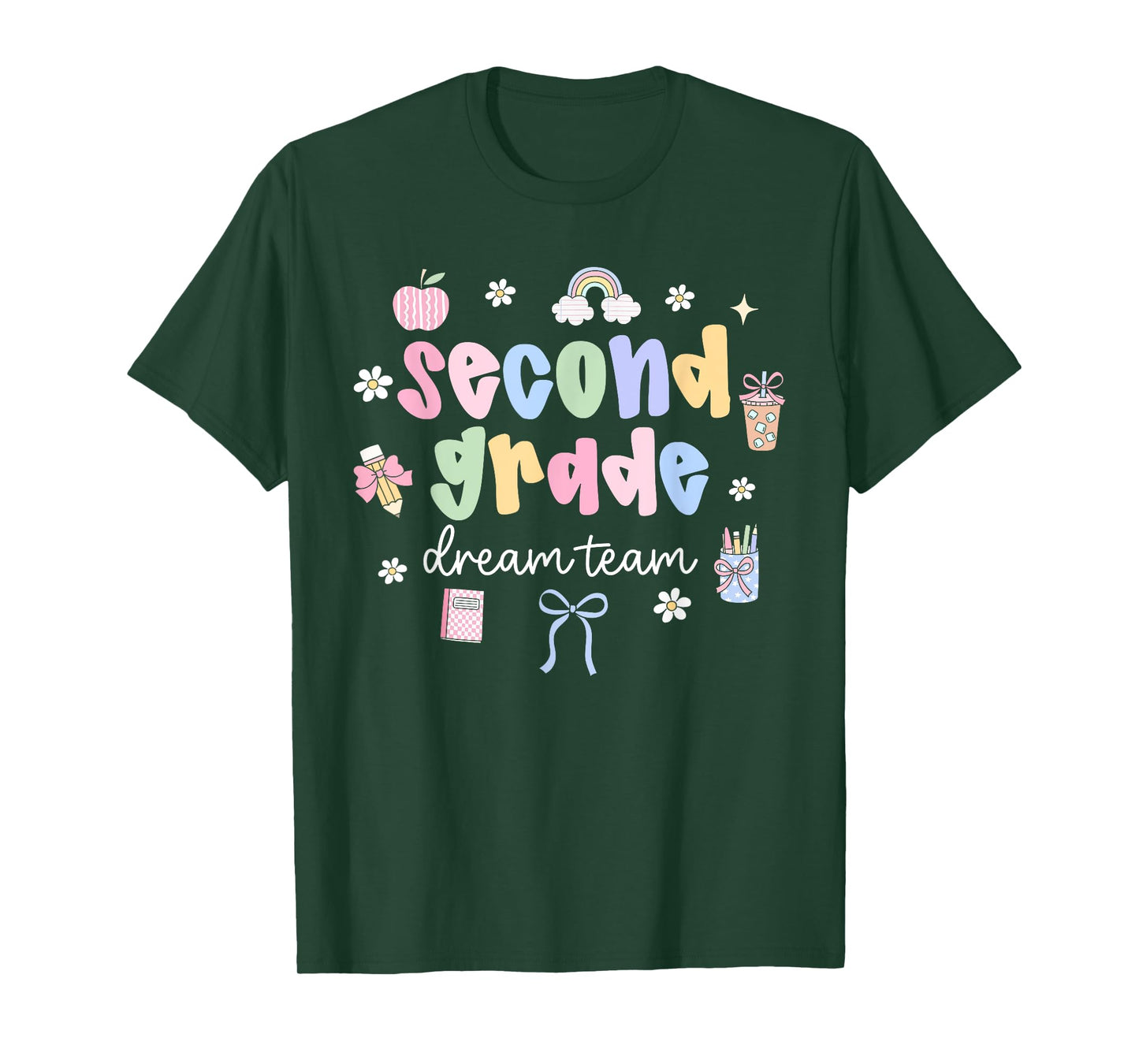 Second Grade Dream Team Back To School 2nd Grade Teacher T-Shirt