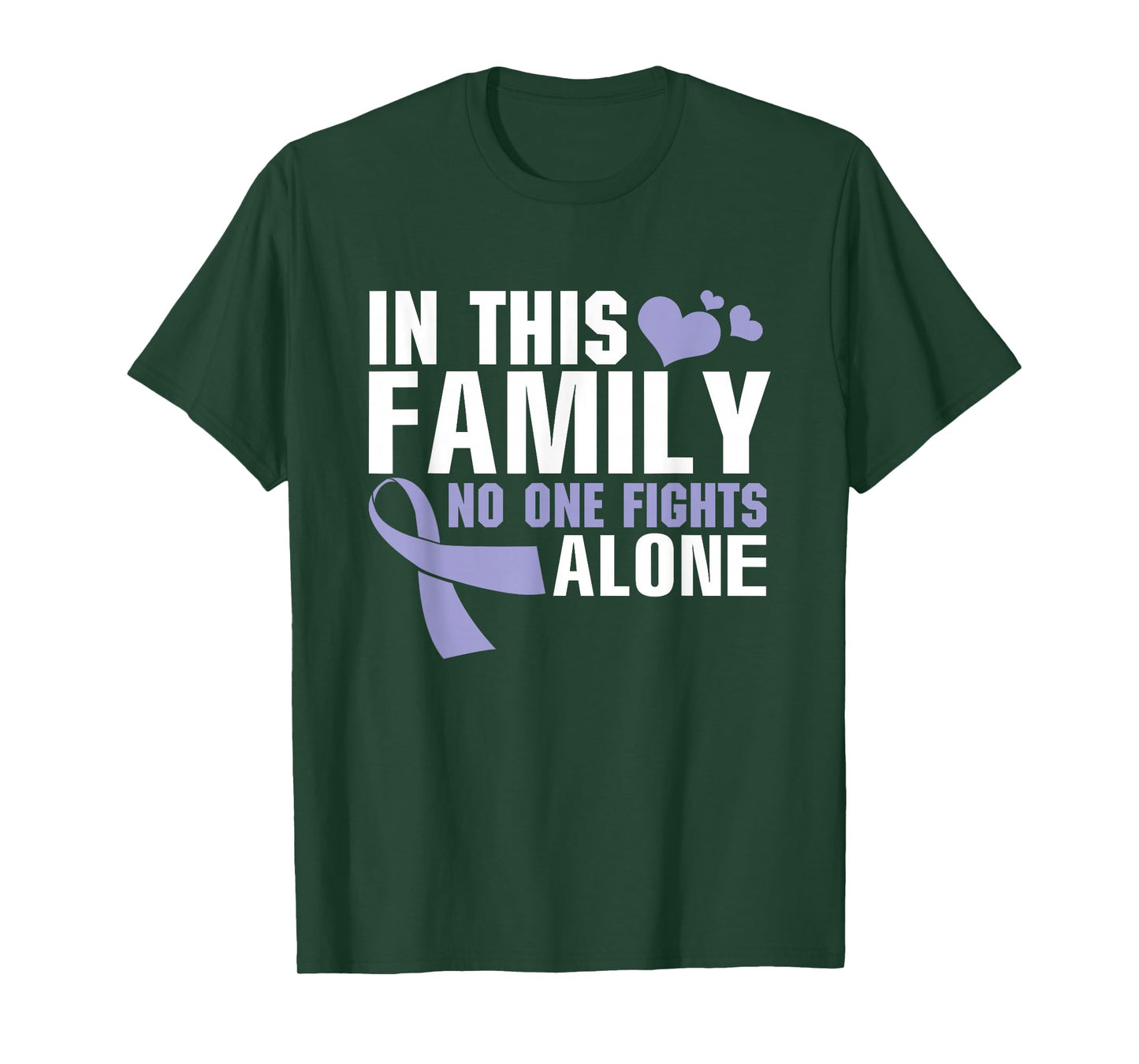 In this family no one fights alone Cancer shirt T-Shirt