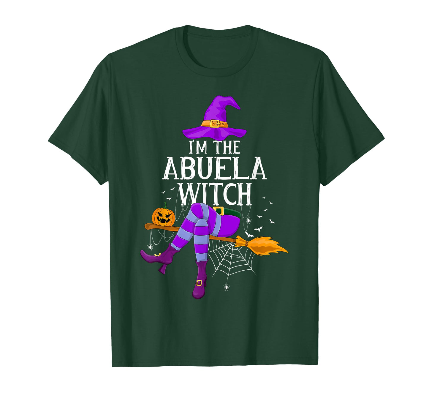 Matching Family Costume I'm The Abuela Witch Halloween T-Shirt