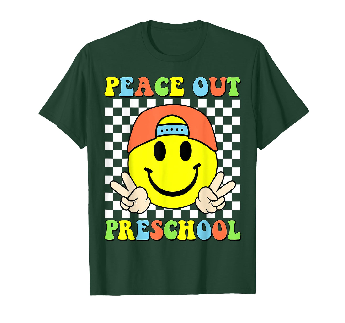 Peace Out Preschool Boys Kid Graduation Last Day Of School T-Shirt