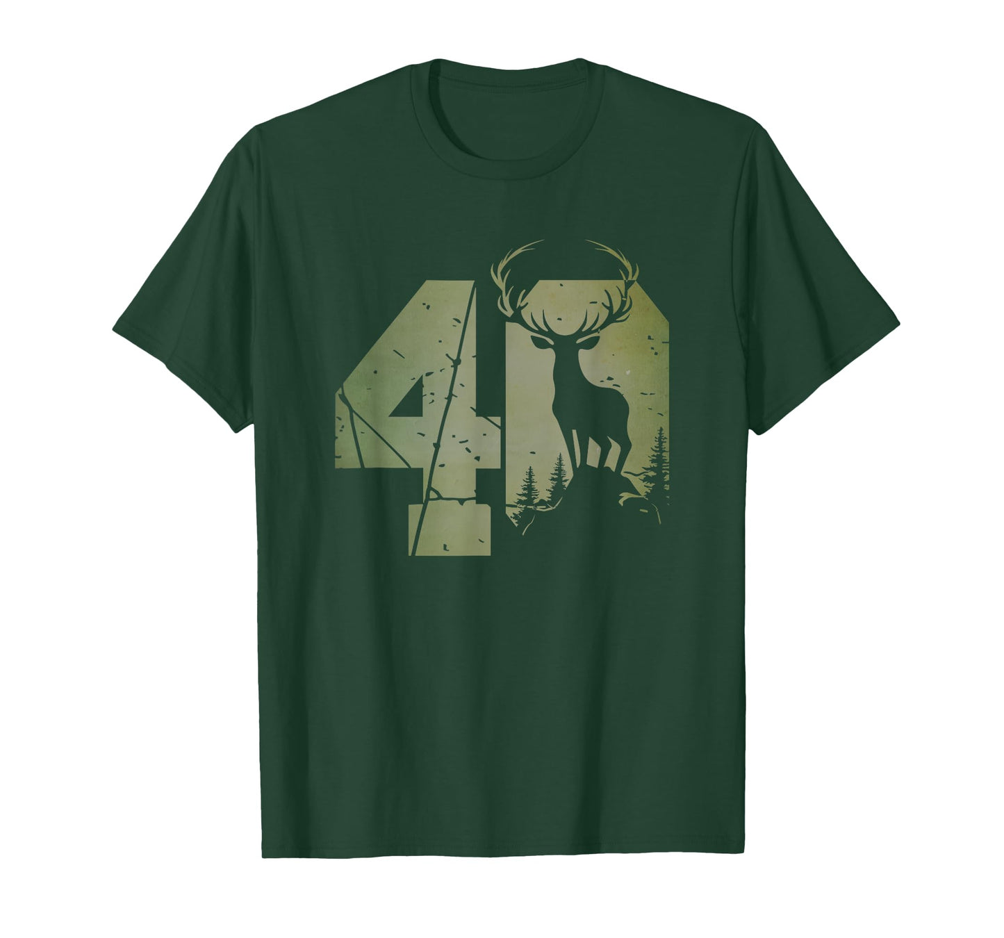 Deer motif for hunter 40th birthday or anniversary T-Shirt