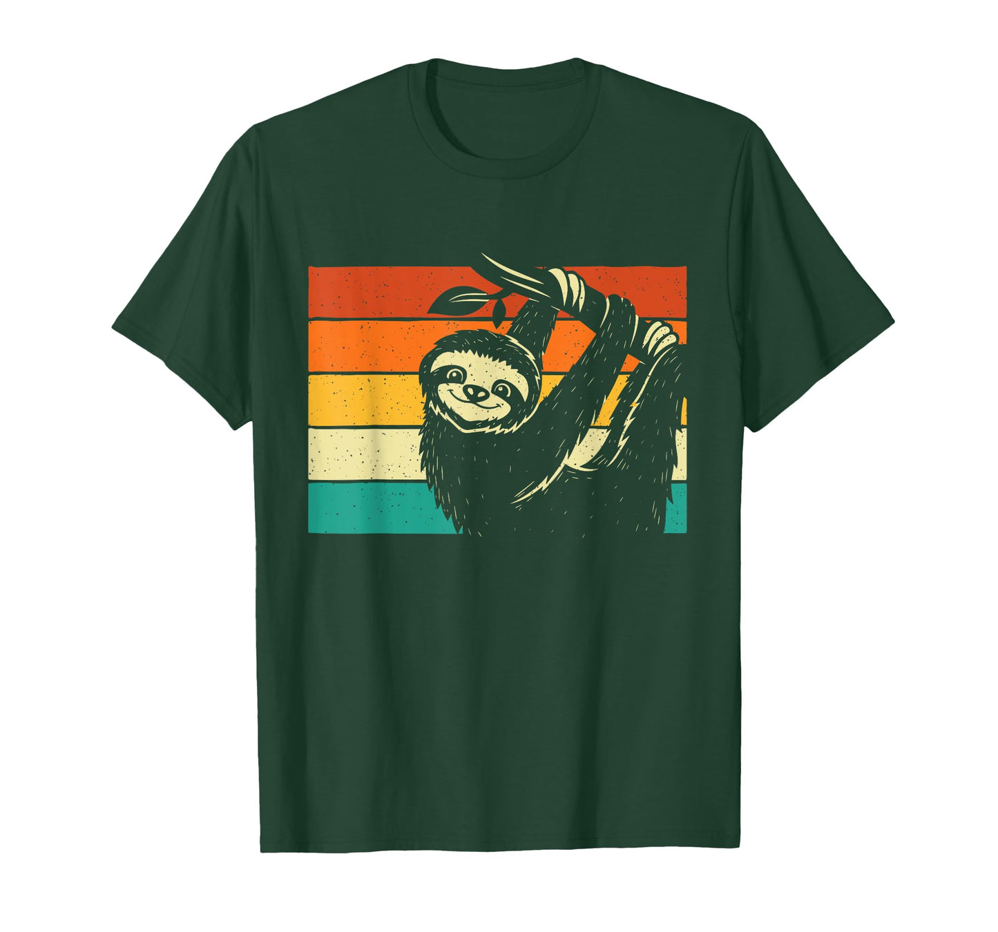 Retro Vintage Hanging Sloth - Nature Animal Lover Zookeeper T-Shirt