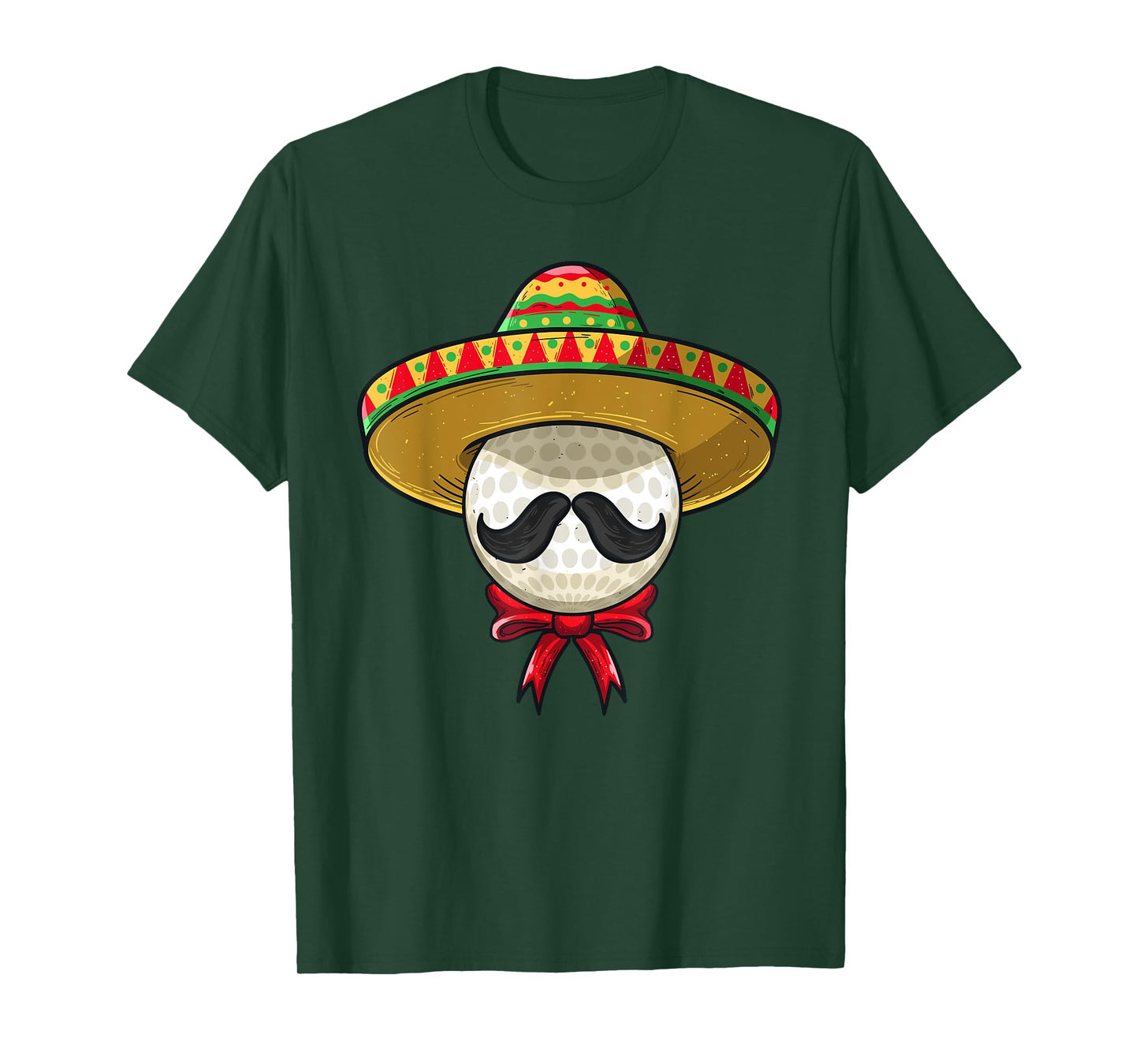 Cinco De Mayo | Golf Mexican Sombrero T-Shirt