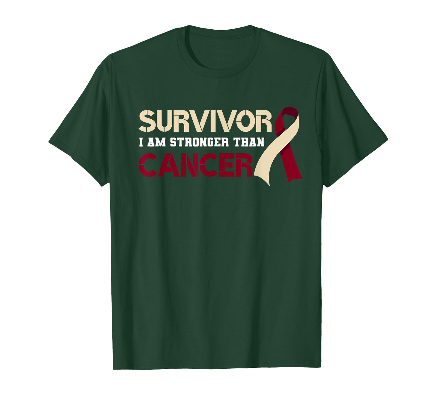 Survivor I'm Stronger Than Oral Head & Neck Cancer Survivor T-Shirt