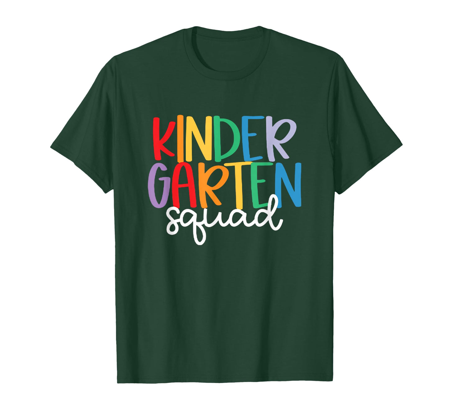 Kindergarten Squad Team Crew Teacher Back to School T-Shirt