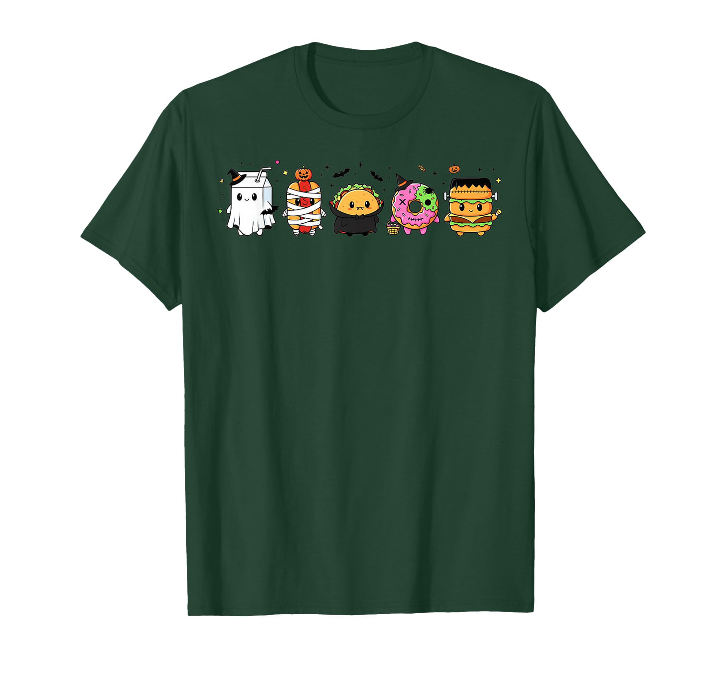Halloween Food Costumes Cute Kawaii Party Design T-Shirt