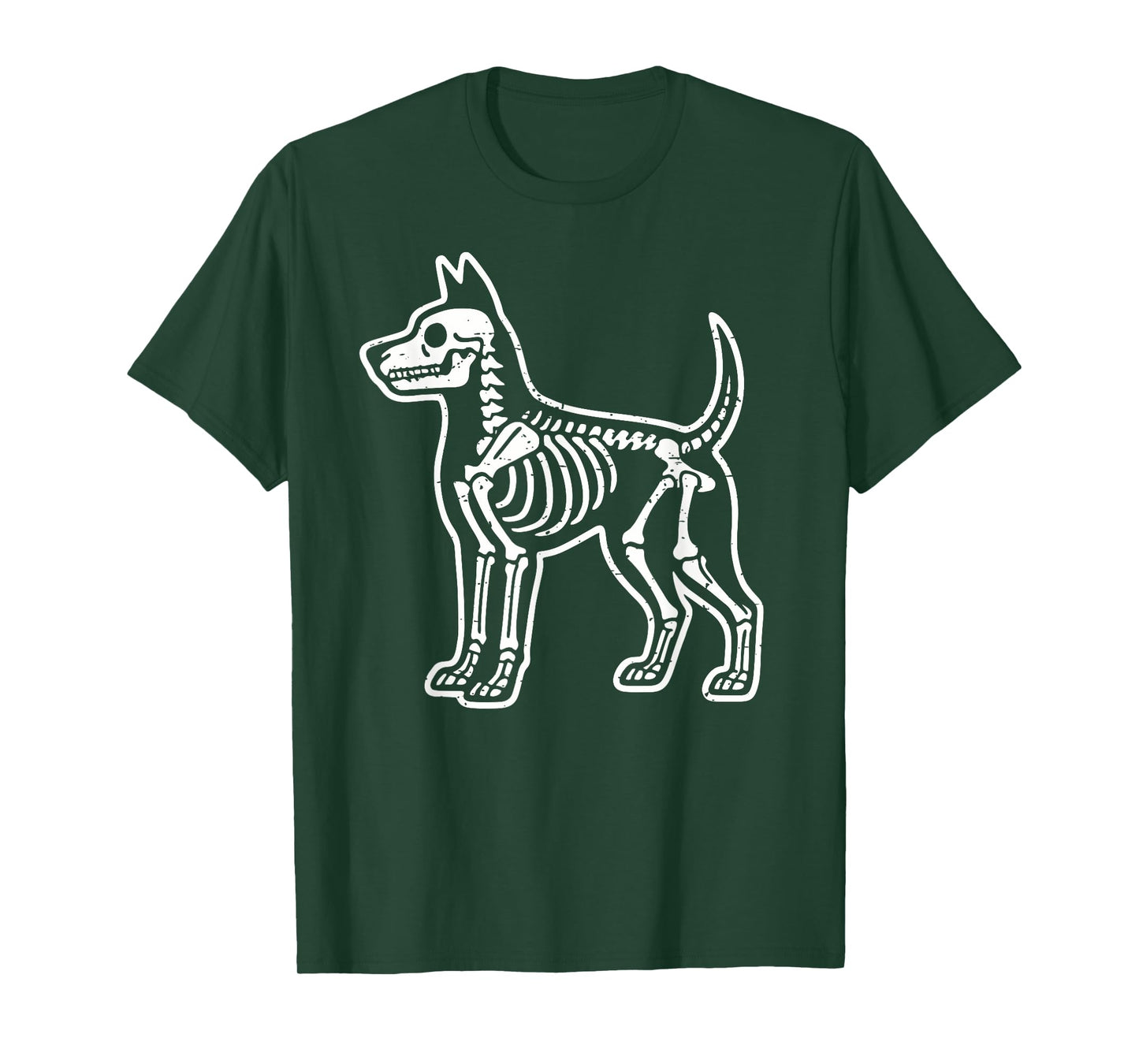 Dog Skeleton Halloween T-Shirt