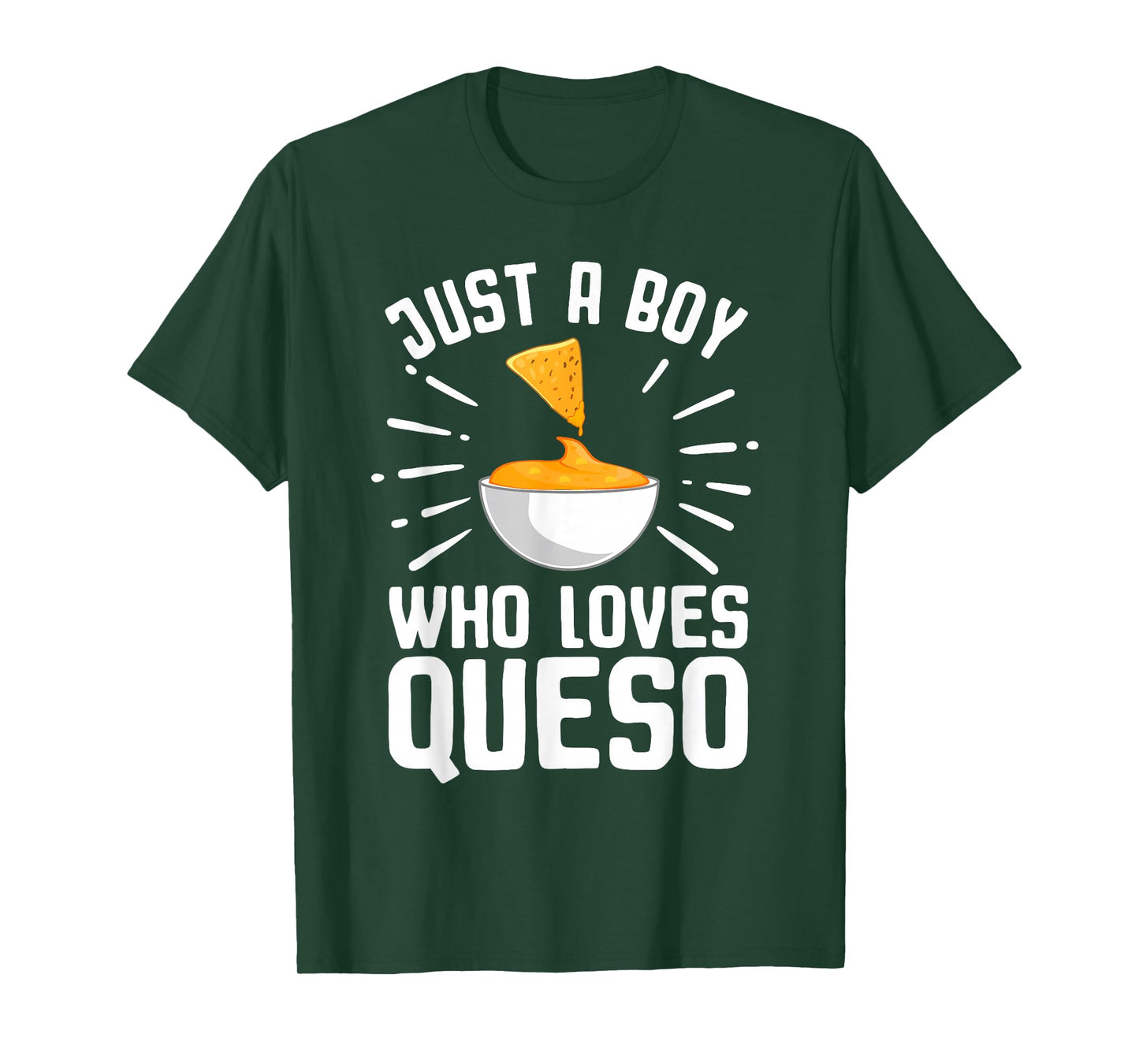 Best Queso Design for Boys Kids Men Cheese Dip Queso Lover T-Shirt