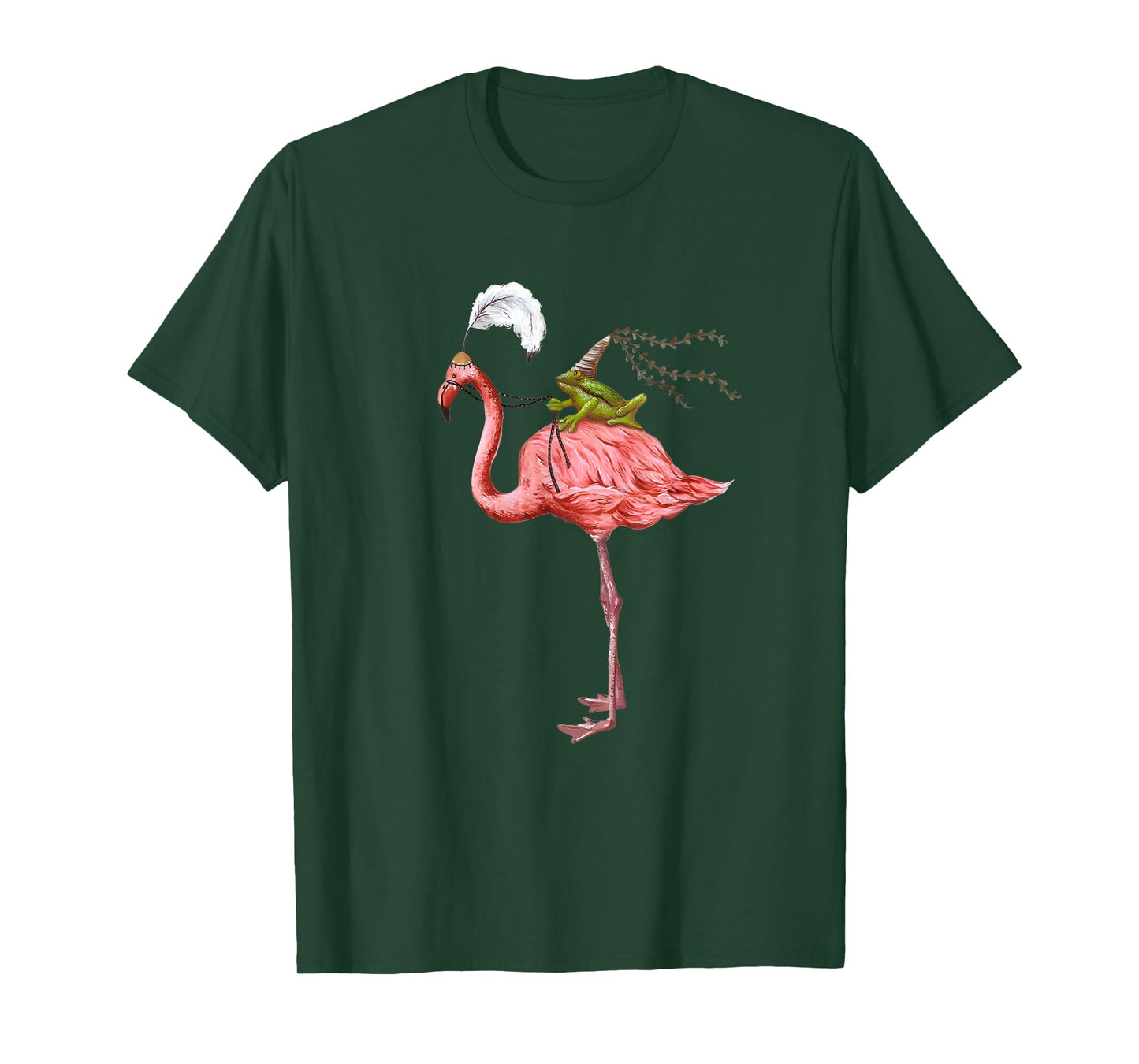 Frog and Flamingo Funny Frog and Flamingo T-Shirt