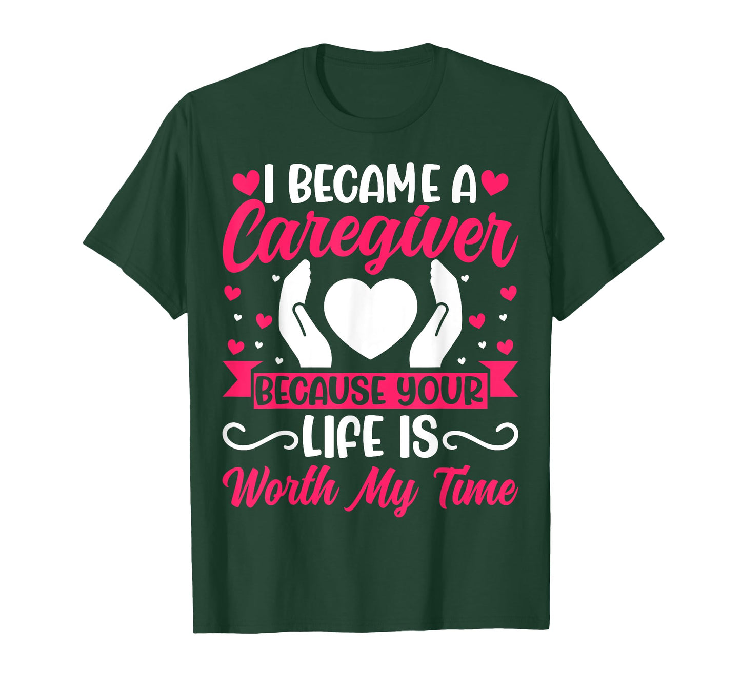 I Became a Caregiver - Funny Caregiver Nurse T-Shirt