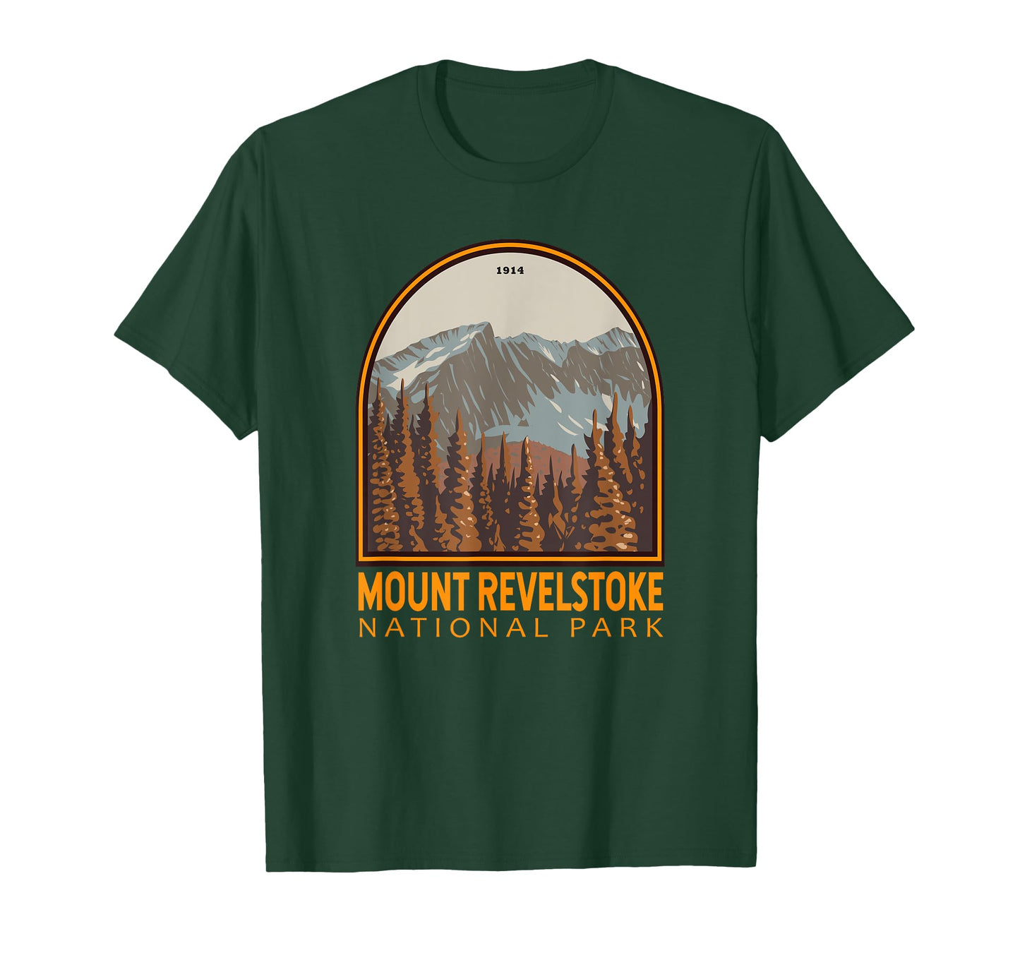 Mount Revelstoke National Park Canada Vintage Emblem T-Shirt