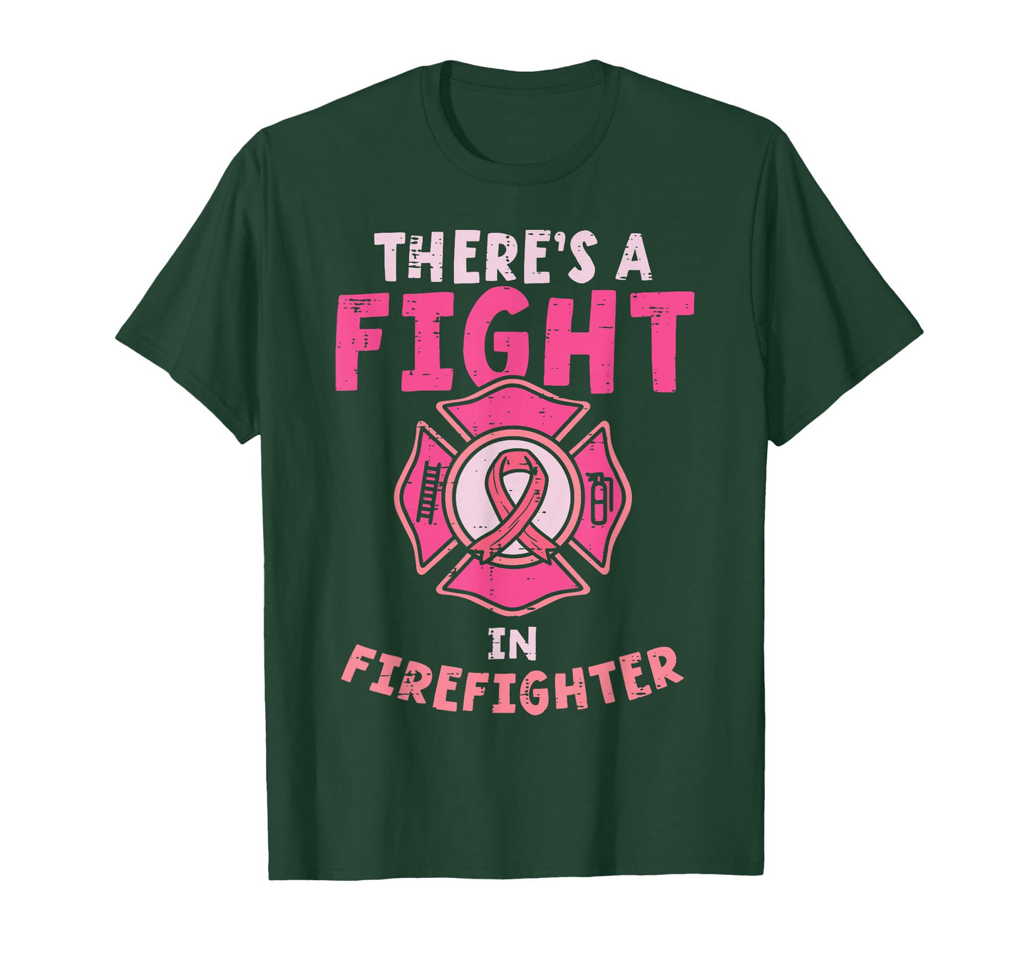 Breast Cancer Awareness with Pink Ribbon T-Shirt