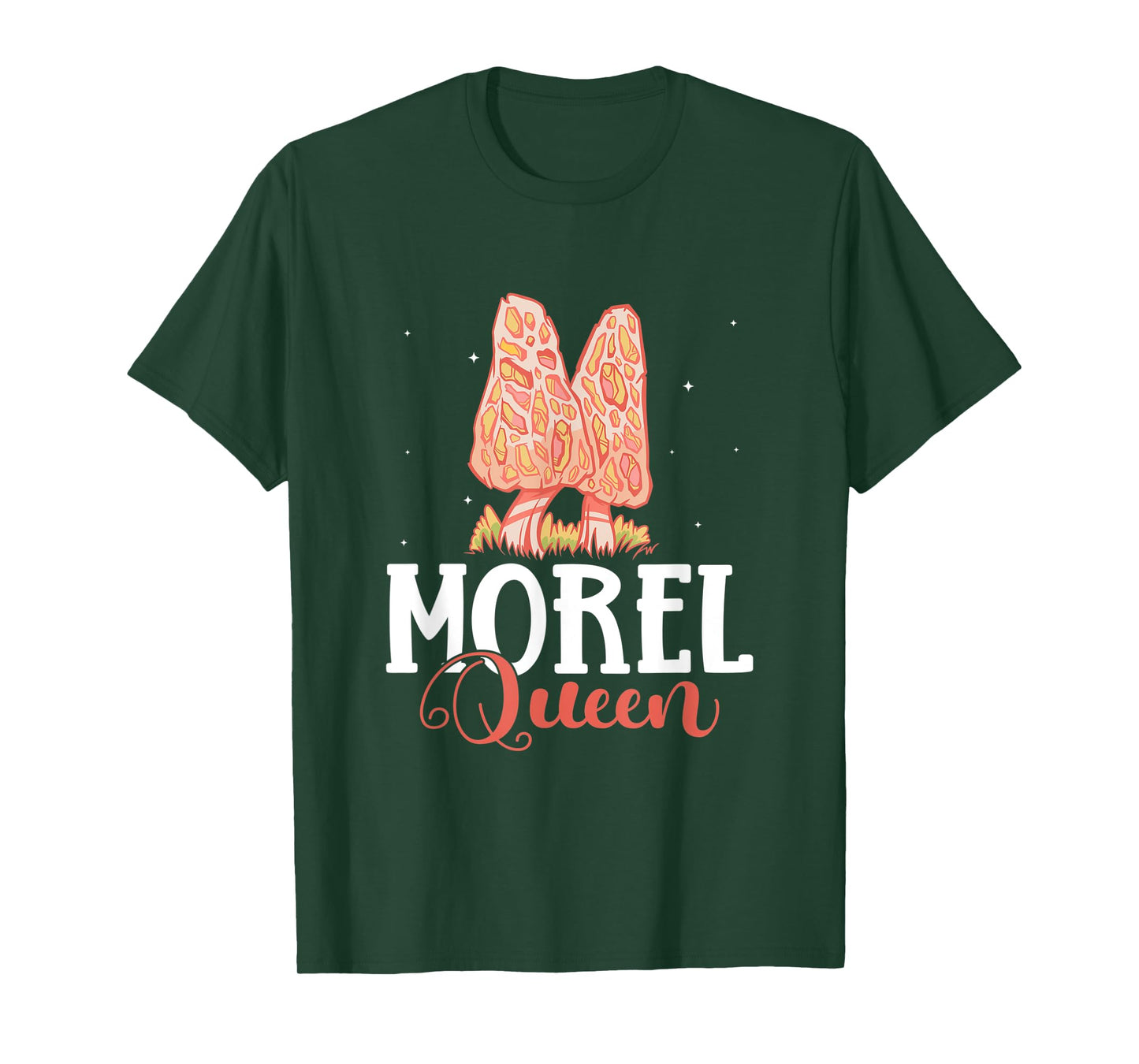 Morel Queen Mushroom Hunting T-Shirt