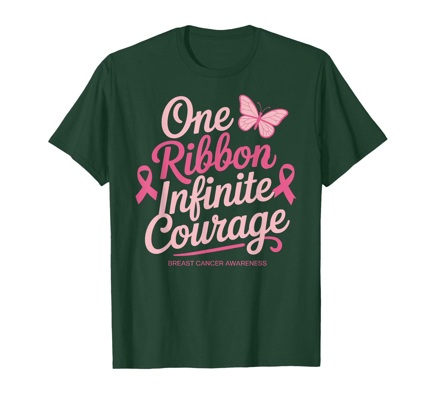 Breast Cancer Awareness Pink Ribbon T-Shirt
