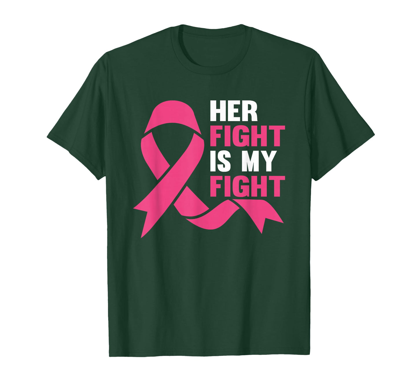 Her Fight is My Fight Breast Cancer Awareness Survivor Gifts T-Shirt