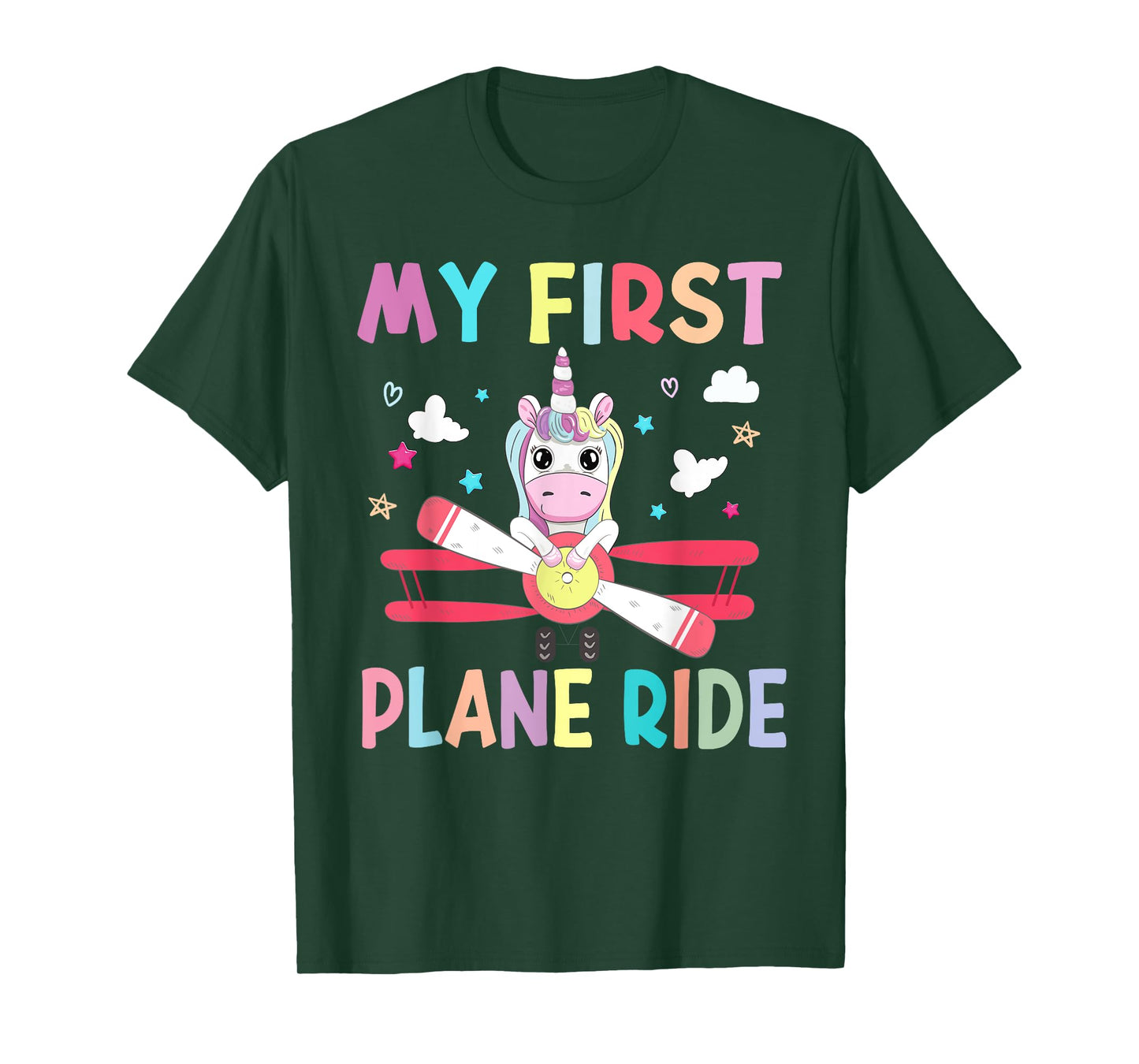 First Time Flying My First Airplane Ride Shirt Boys Girls T-Shirt