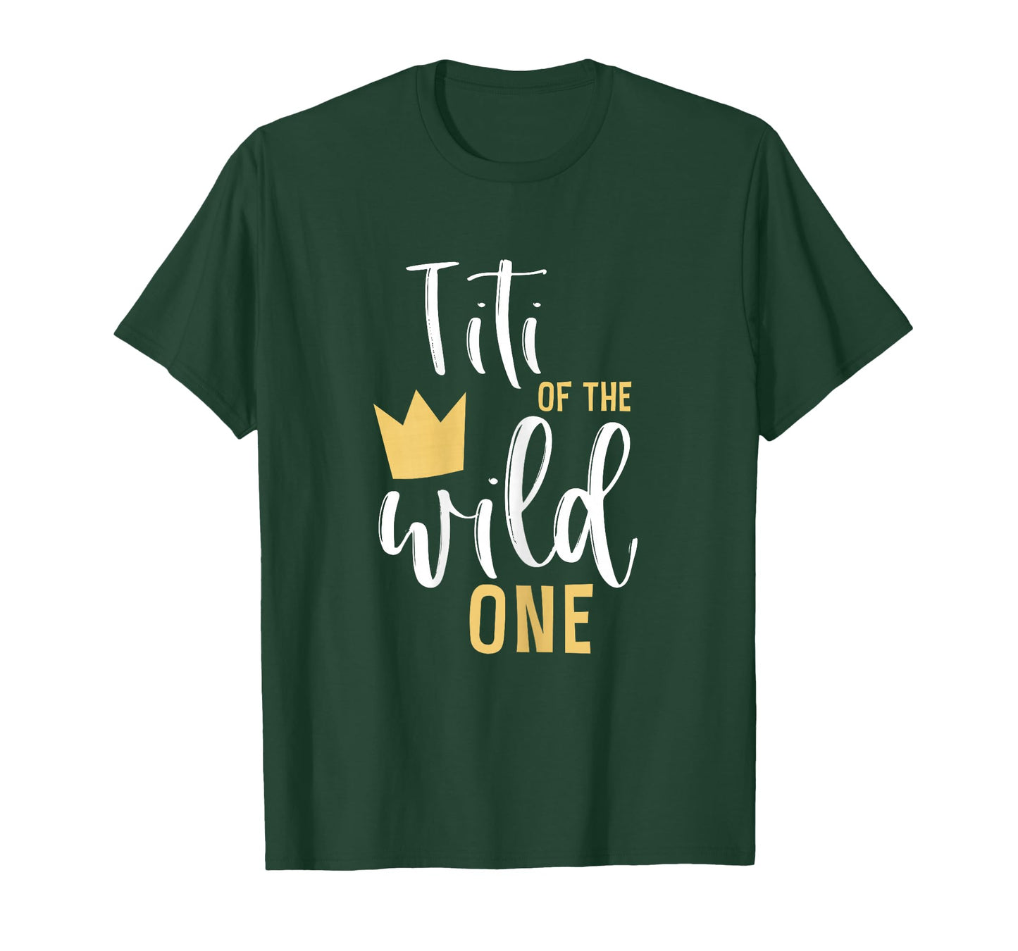 Titi of the Wild One 1st Birthday First Thing Matching Aunt T-Shirt