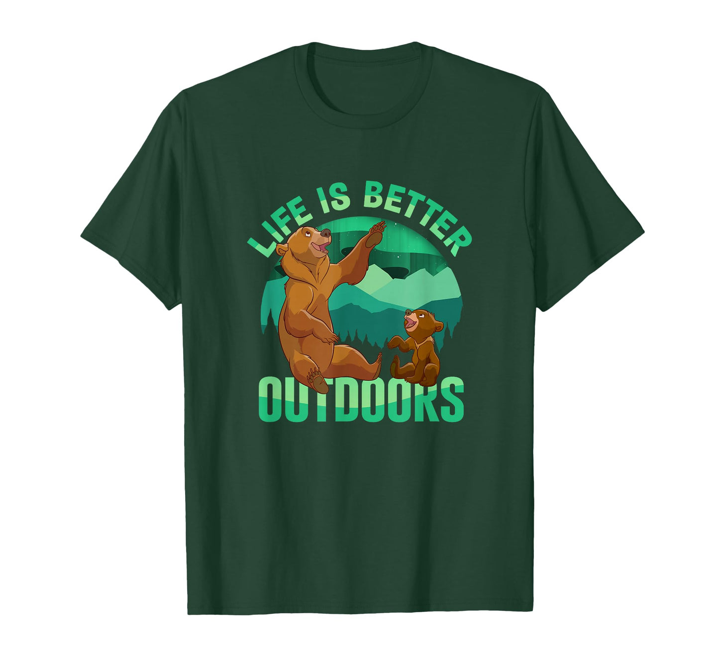 Disney Brother Bear Life Is Better Outdoors Retro Badge T-Shirt
