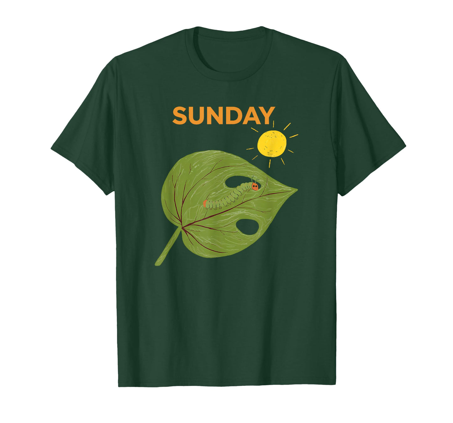 Hungry Caterpillars Sunday Kindergarten Teacher T-Shirt