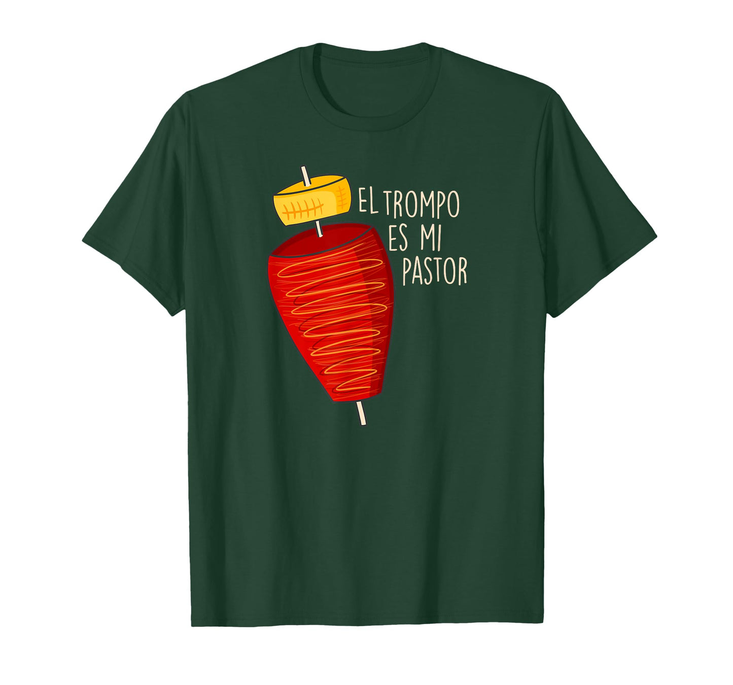Trompo al Pastor para Papás Chicanos que Aman Tacos y Chela T-Shirt