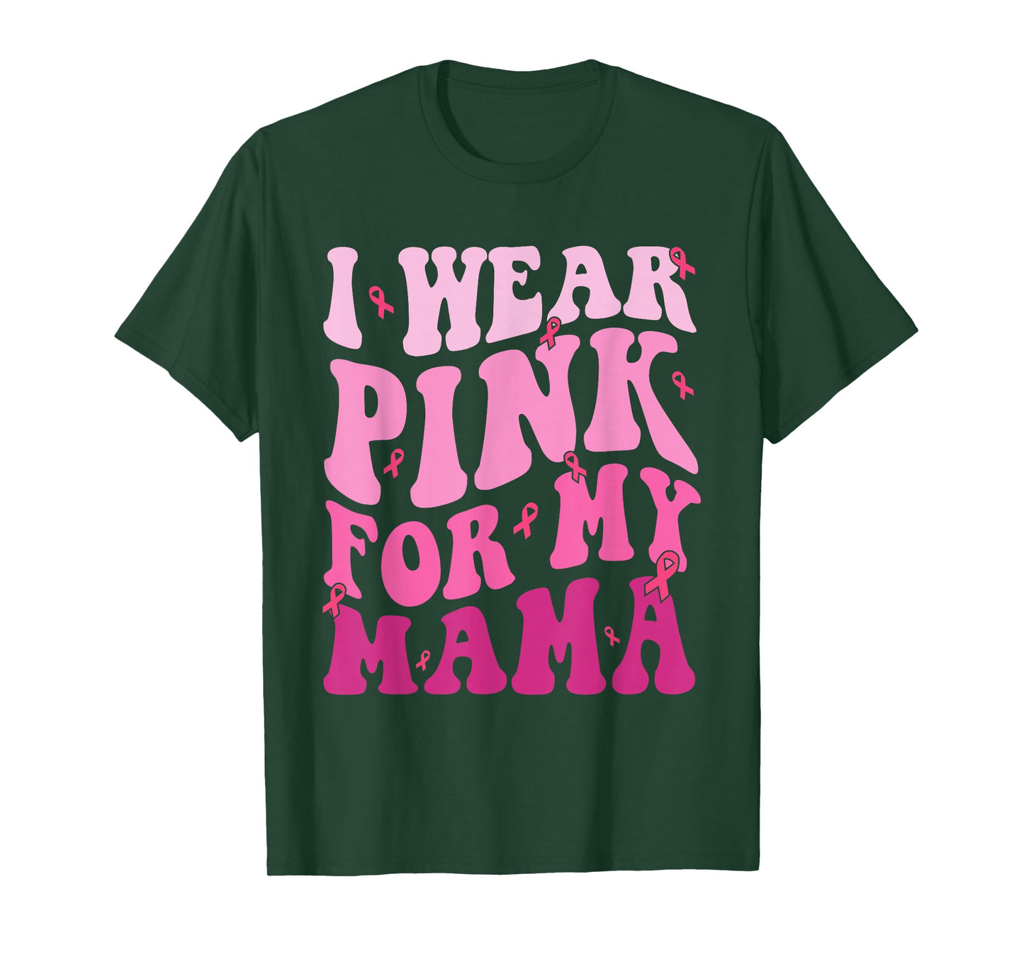 Breast Cancer Shirts for Kids I Wear Pink for my Mama T-Shirt
