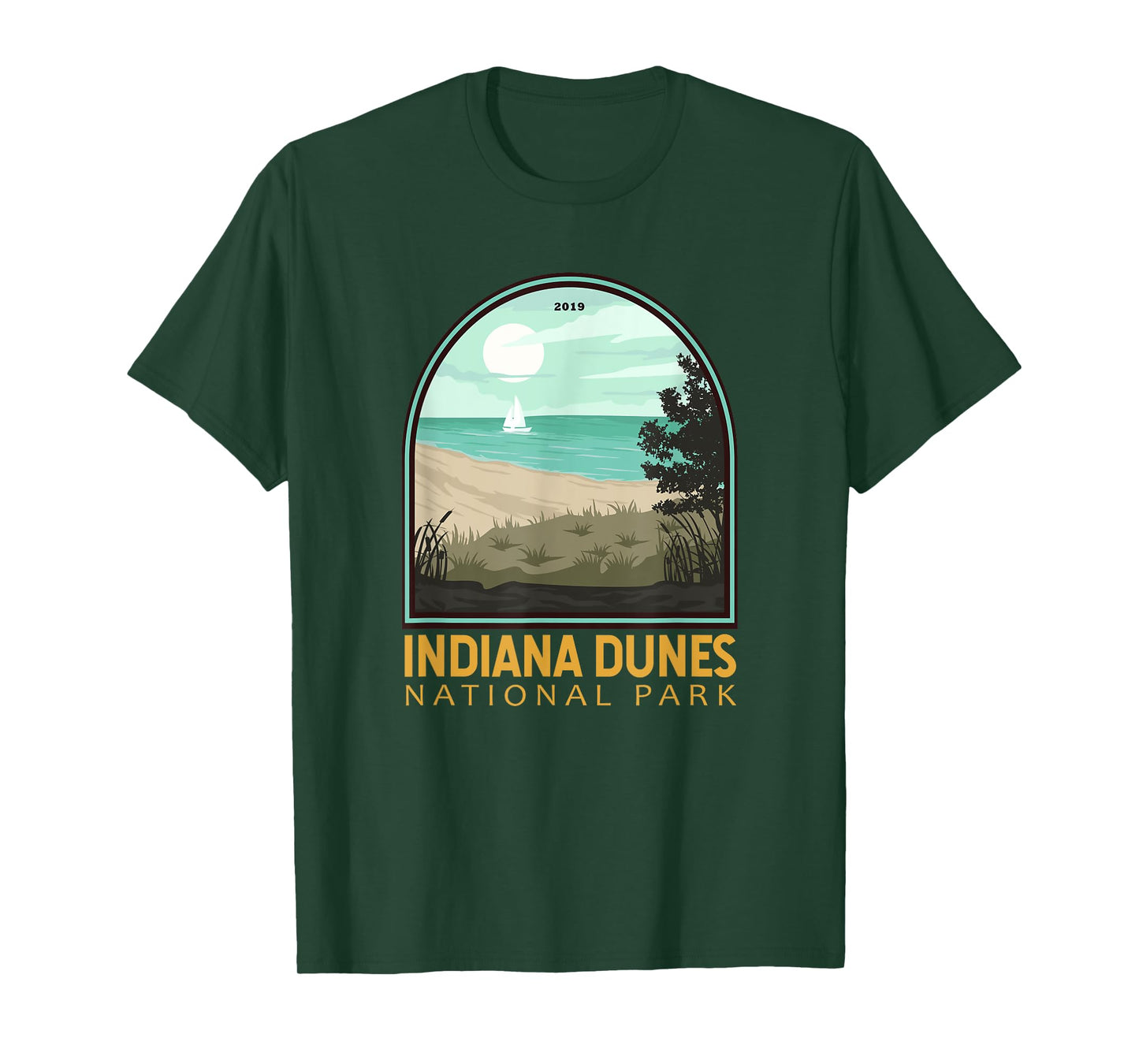 Indiana Dunes National Park Vintage Emblem T-Shirt
