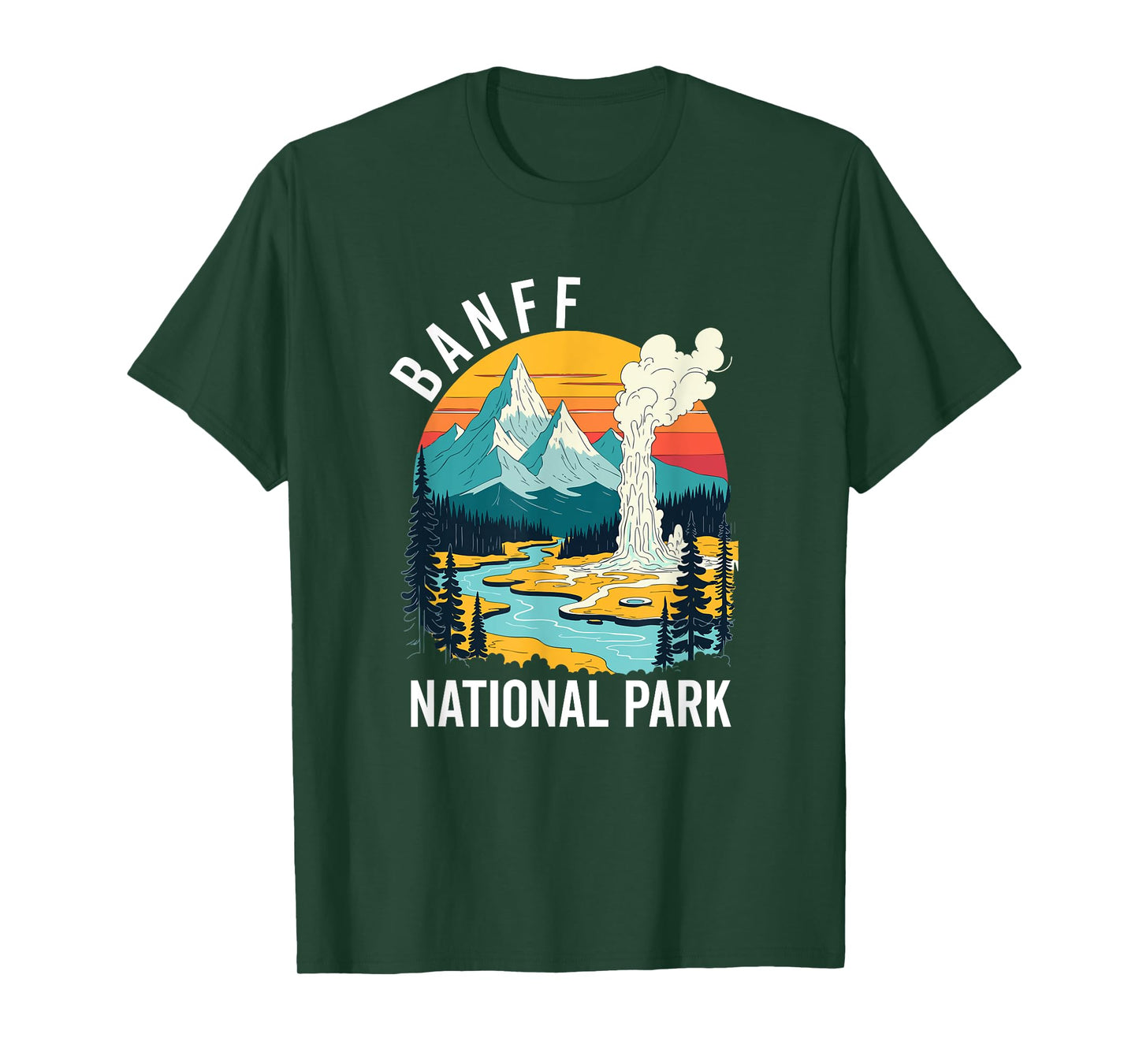 banff souvenir reminder Canadian national park men women T-Shirt