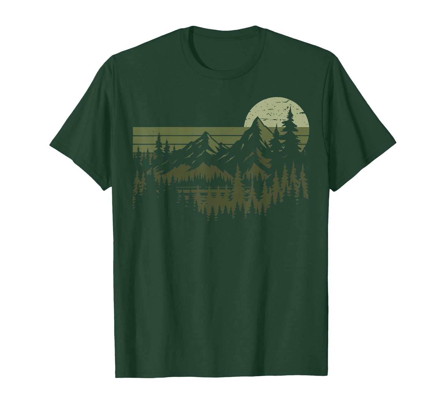 Nature Landscape Retro Hiking Vintage Hiker T-Shirt