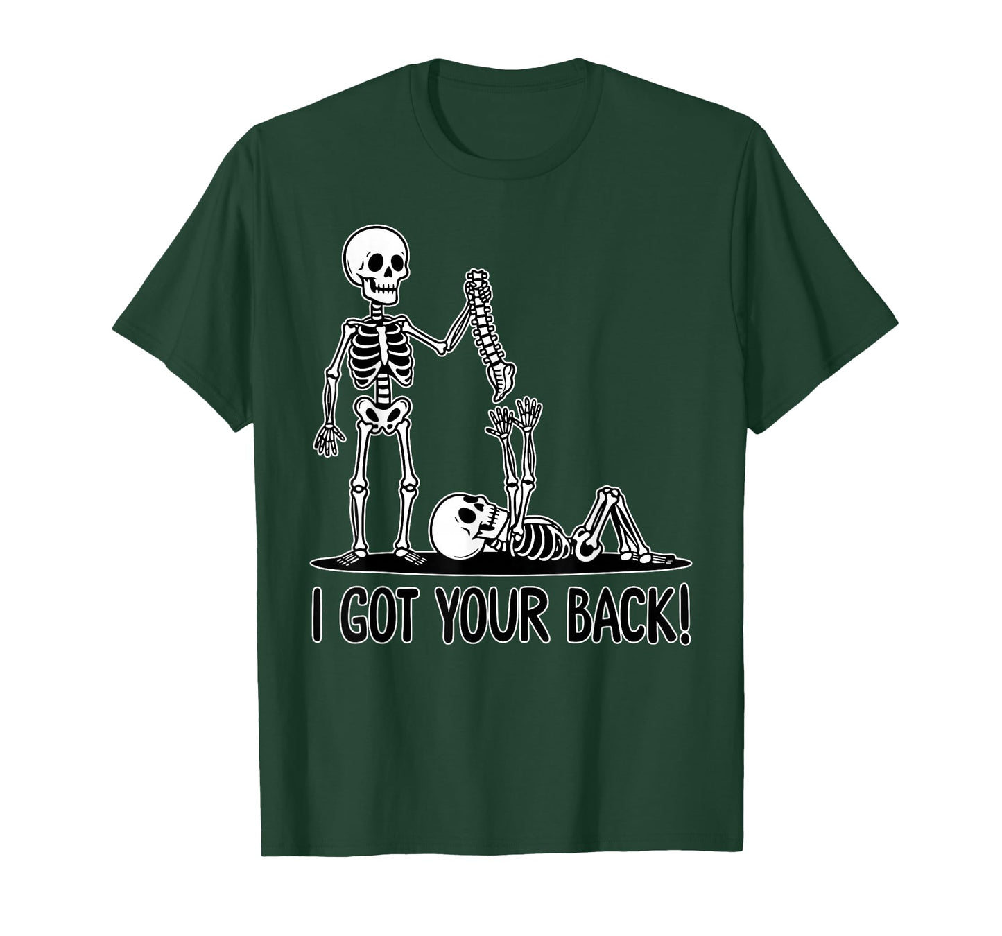 Skeleton Humor I Got Your Back Halloween Costume T-Shirt