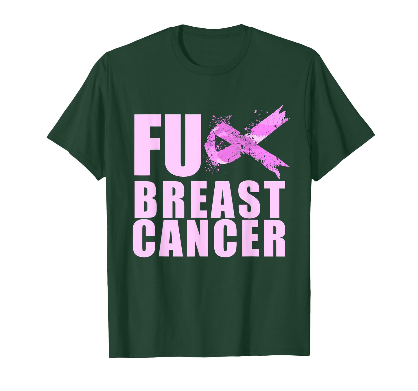 Pink Ribbon Fuck Cancer for Breast Cancer Awareness T-Shirt