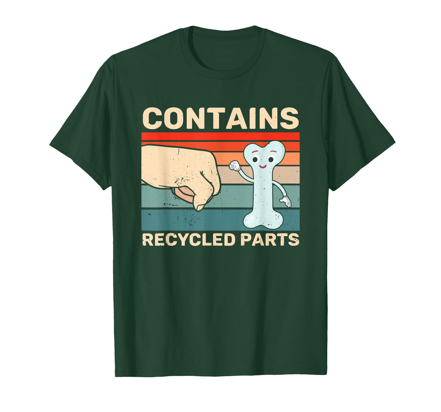 Contains Recycled Parts Bone Marrow Transplant Recipient T-Shirt