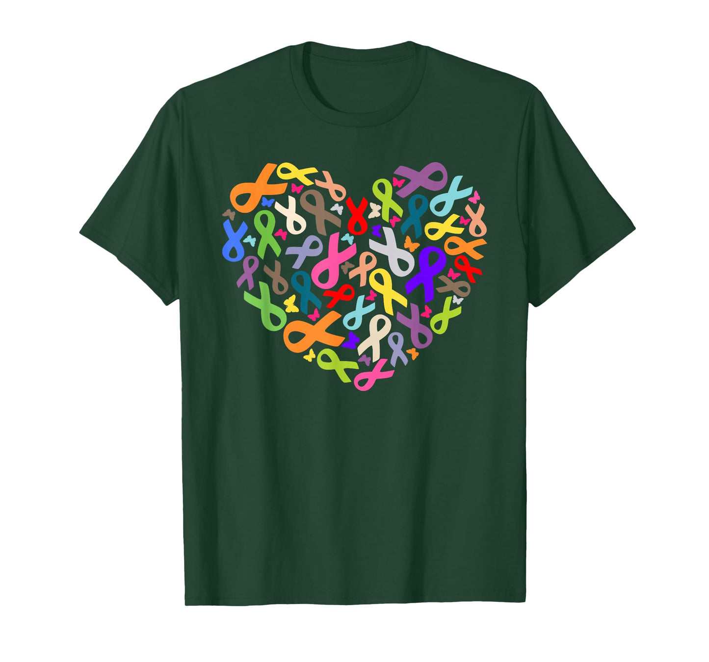 Cancer Sucks In Every Color Shirt Cancer Ribbon Colors T-Shirt