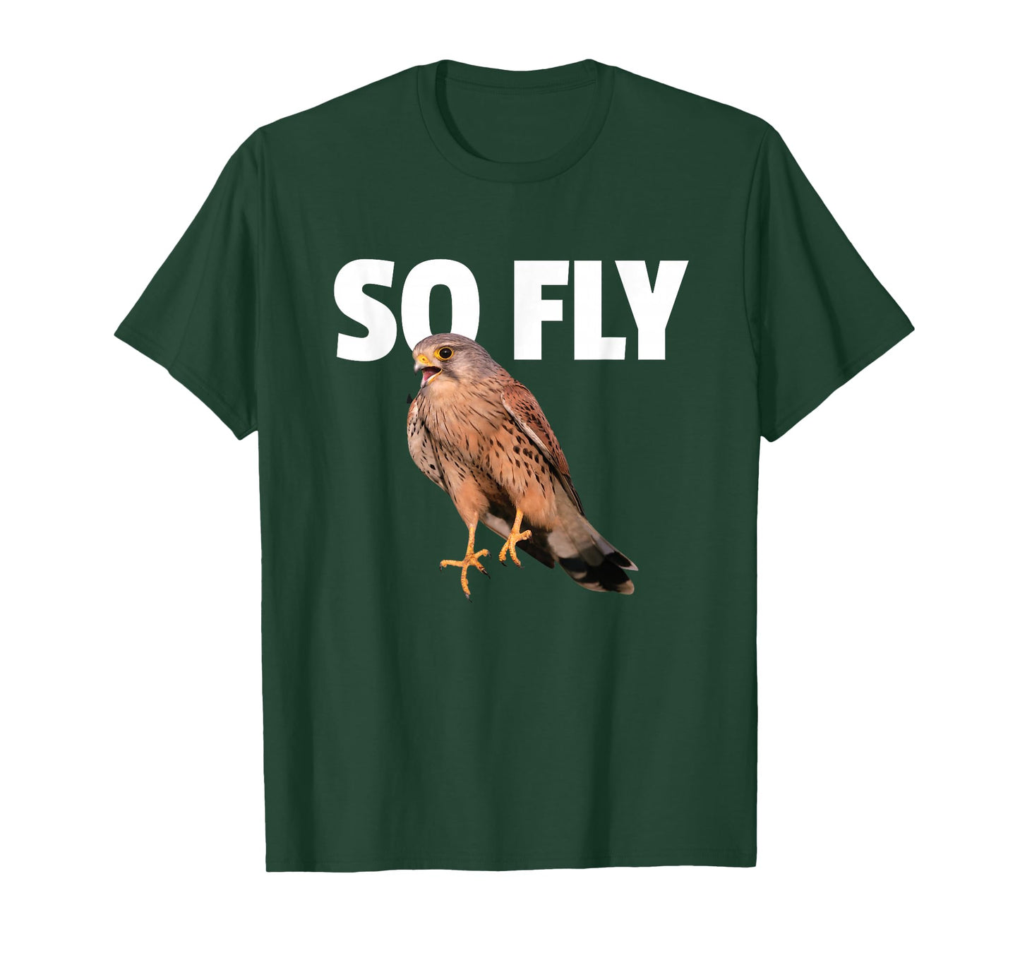Kestrel Falcon Bird Birdwatching So Fly T-Shirt