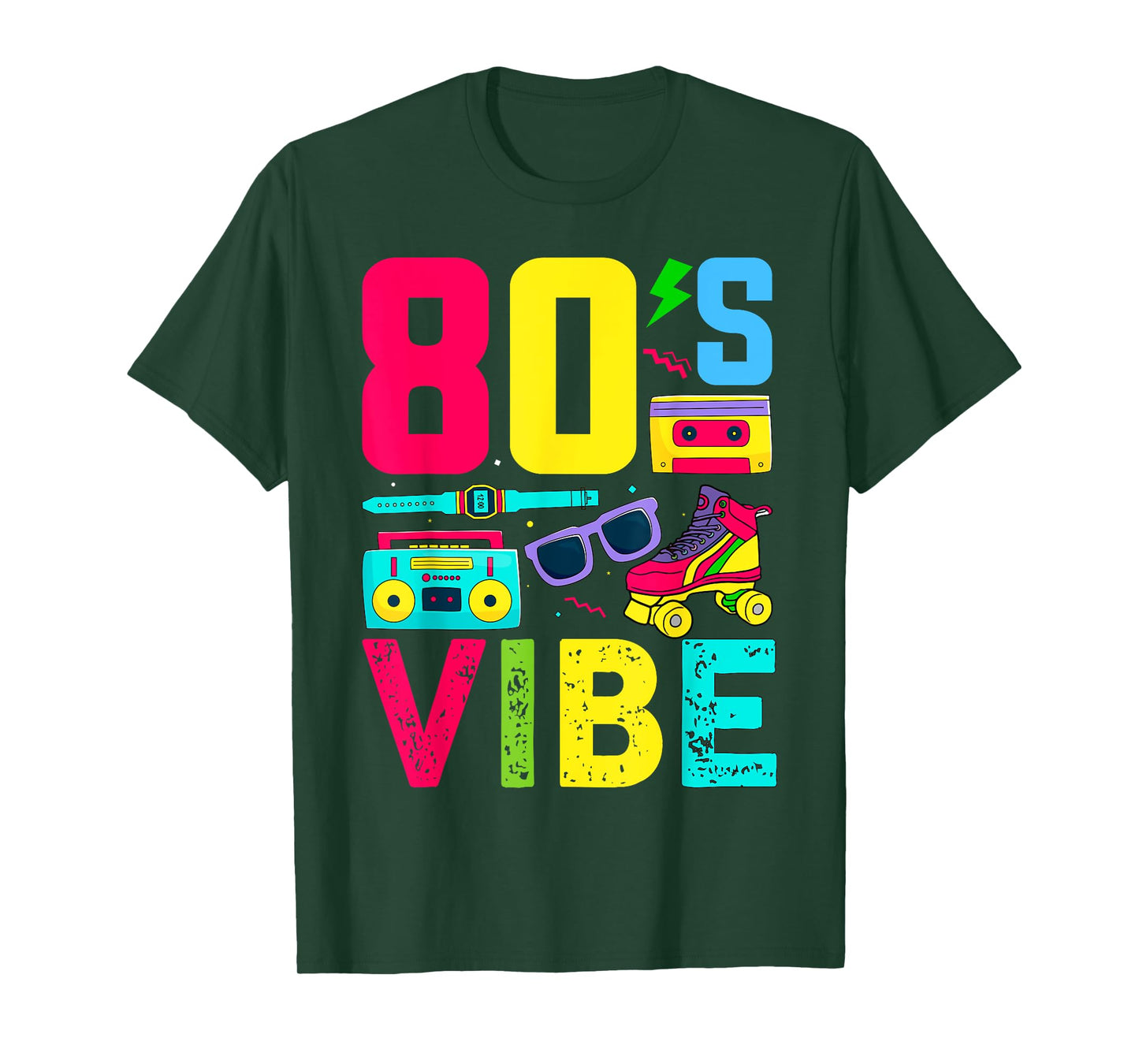 80s Vibe 1980s Fashion Theme Party Outfit Eighties Costume T-Shirt