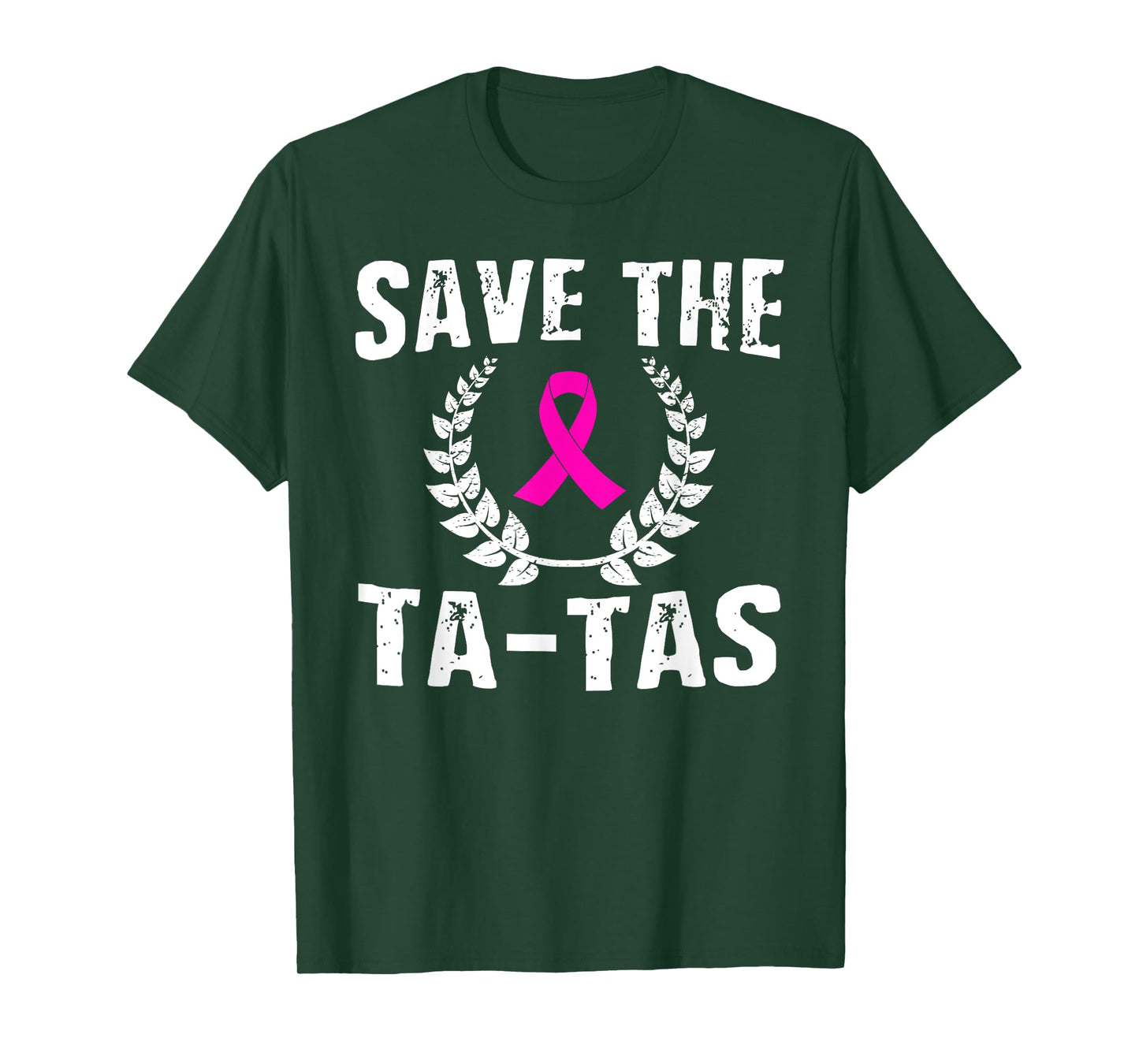Save The Ta-Tas Shirt Breast Cancer Awareness Pink Ribbon T-Shirt